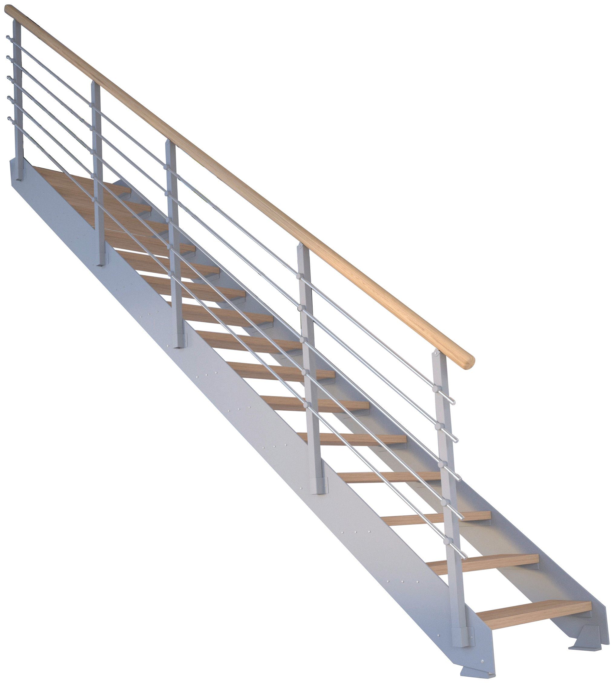 Starwood Kos, Systemtreppe Metall, Stufen offen, Geteilte