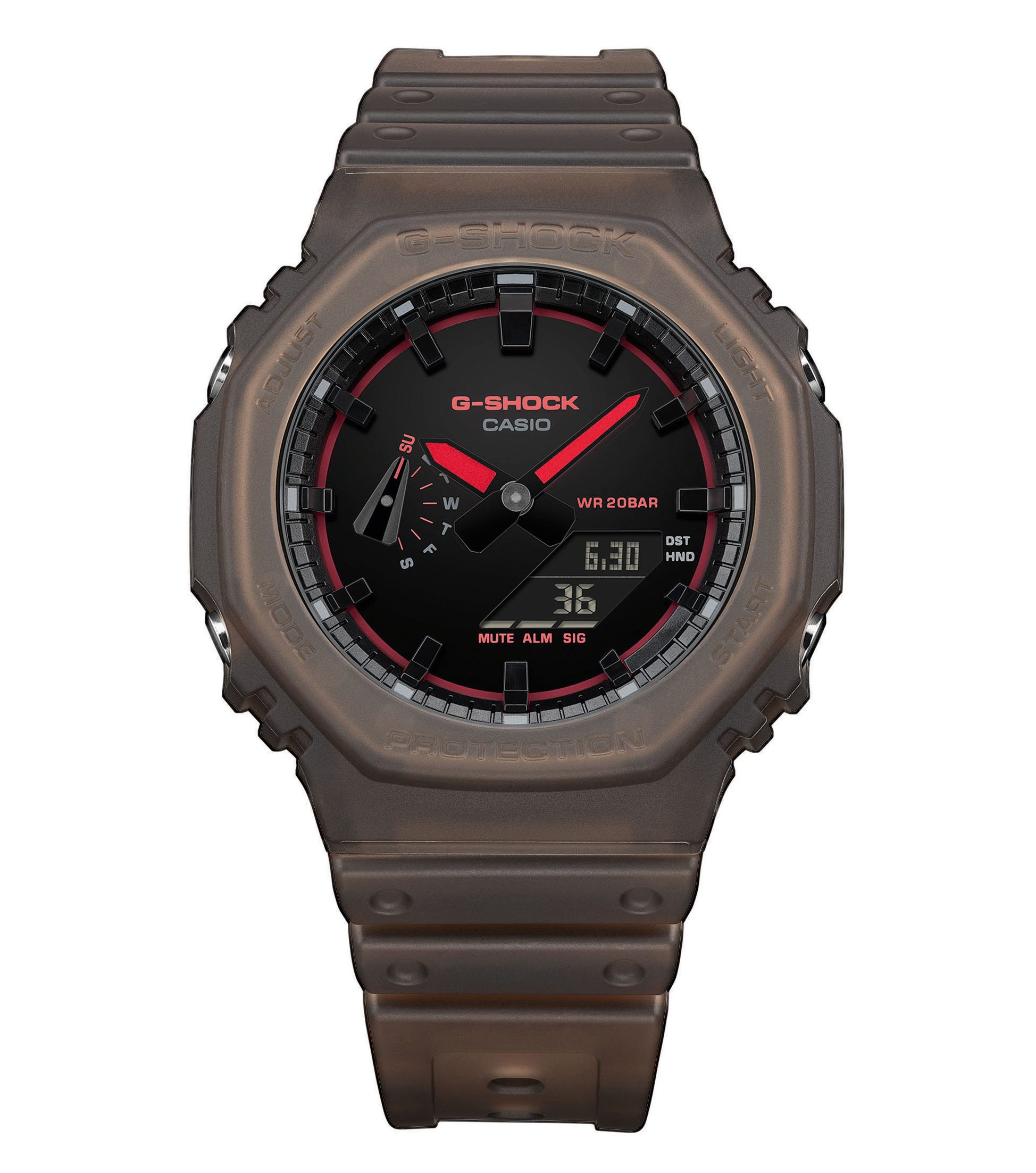 CASIO G-SHOCK Chronograph GA-2100K-5AER, Quarzuhr, Armbanduhr, Herrenuhr, analog, digital