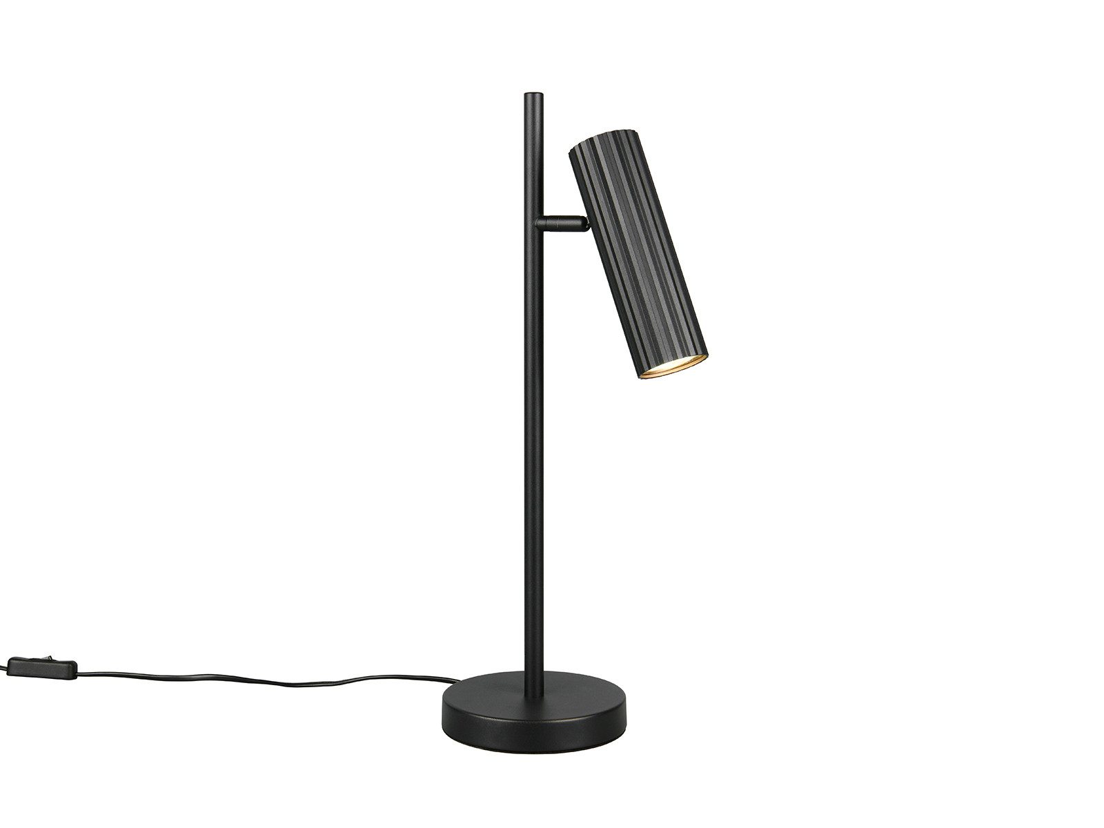 TRIO Leuchten LED Nachttischlampe, Dimmfunktion, LED wechselbar, Warmweiß, große Schreib-Tischlampe, Leselampe mit schwenkbarem Spot, Höhe 50cm