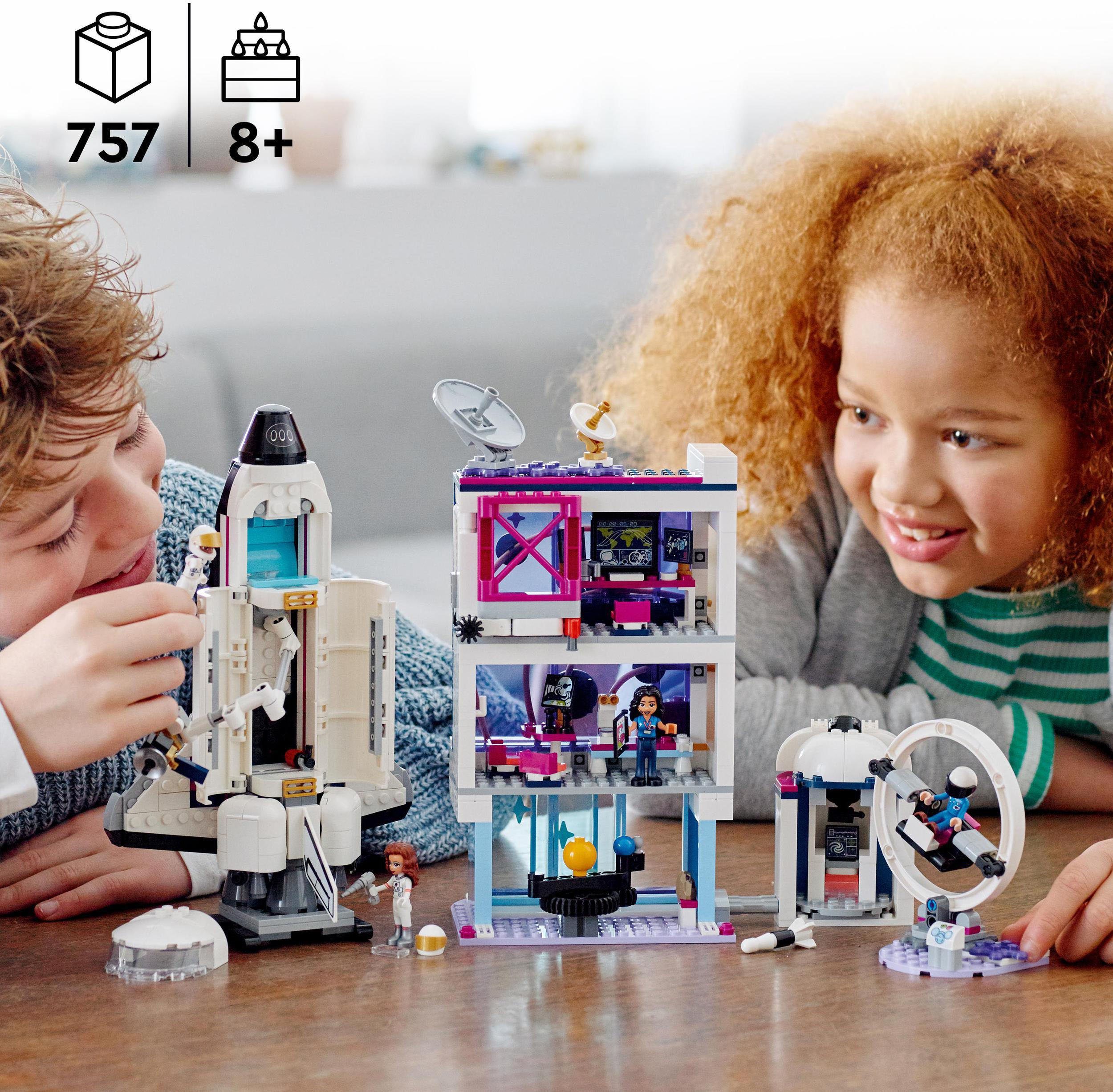 Konstruktionsspielsteine Raumfahrt-Akademie LEGO® St) Olivias Friends, (757 (41713), LEGO®