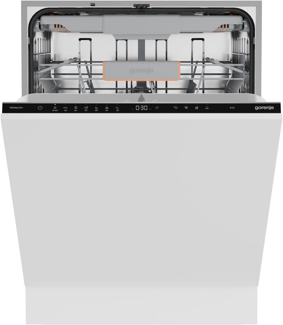 GORENJE vollintegrierbarer Geschirrspüler GV663B95, 9,4 l, 16 Maßgedecke, 16 Maßgedecke, auto. Türöffnung, Besteckschublade