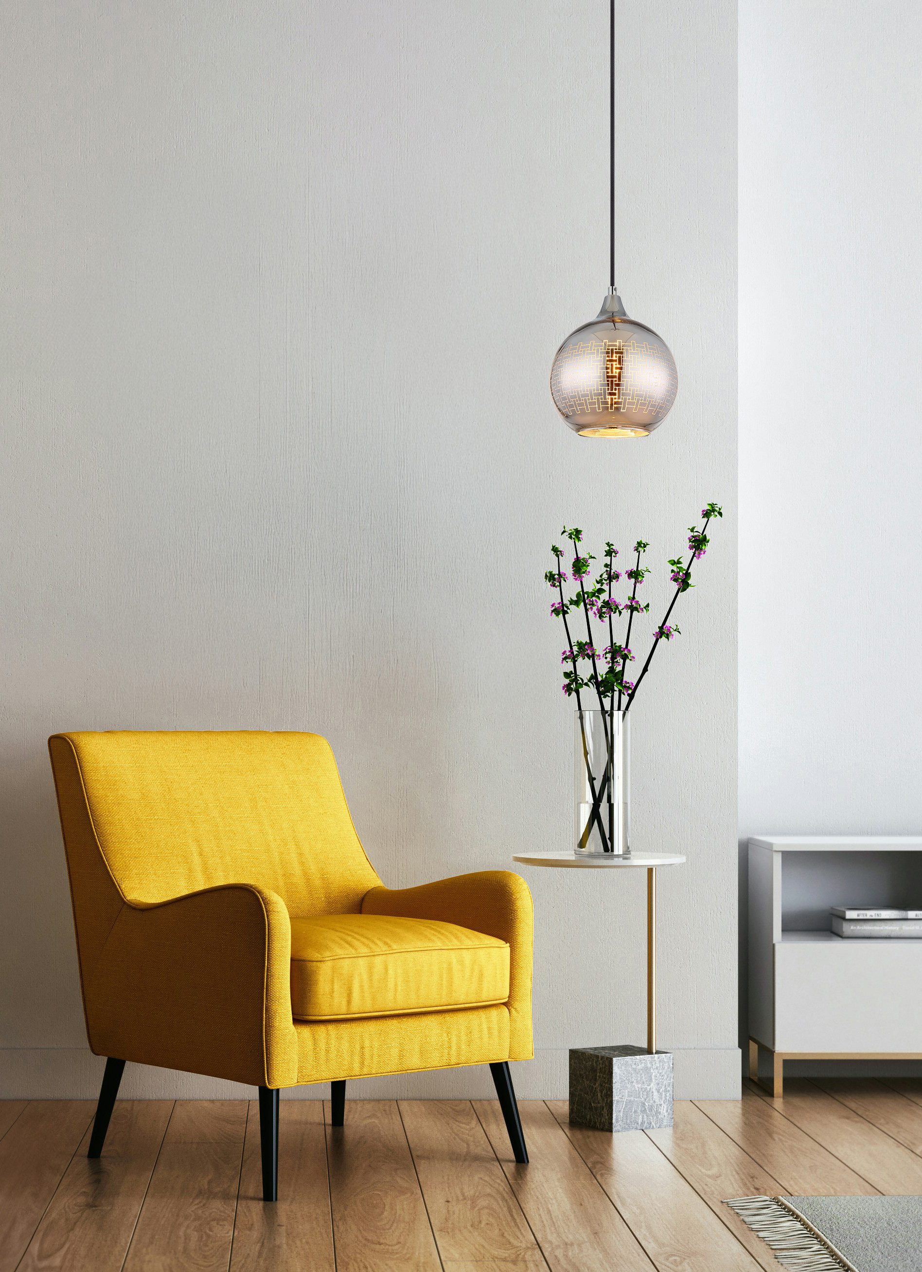 GLOBO LIGHTING Hängeleuchte LOURDES, ohne Leuchtmittel, Hängelampe Esszimmer-Leuchte Esstischleuchte Wohnzimmer