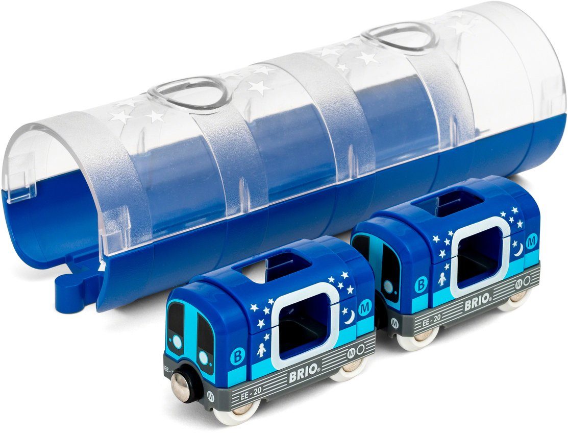 BRIO® Spielzeug-Zug BRIO® WORLD, Tunnelbox U-Bahn, leuchtet im Dunkeln günstig online kaufen