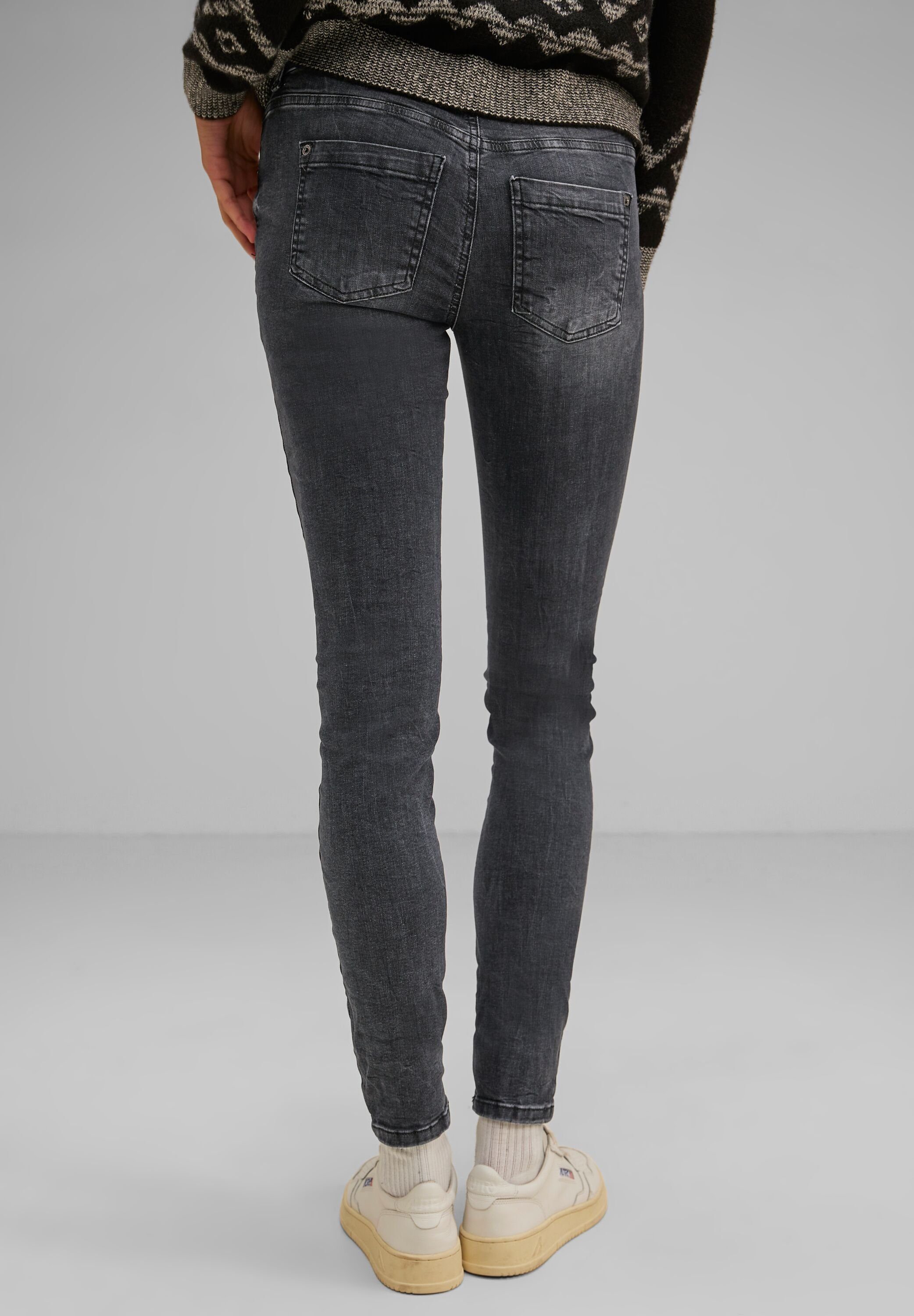 STREET ONE Gerade Jeans Middle Waist