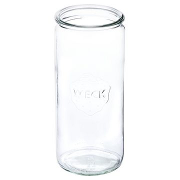 MamboCat Einmachglas 8er Set Weck Gläser 1040ml Zylinderglas mit 8 Glasdeckeln, Glas