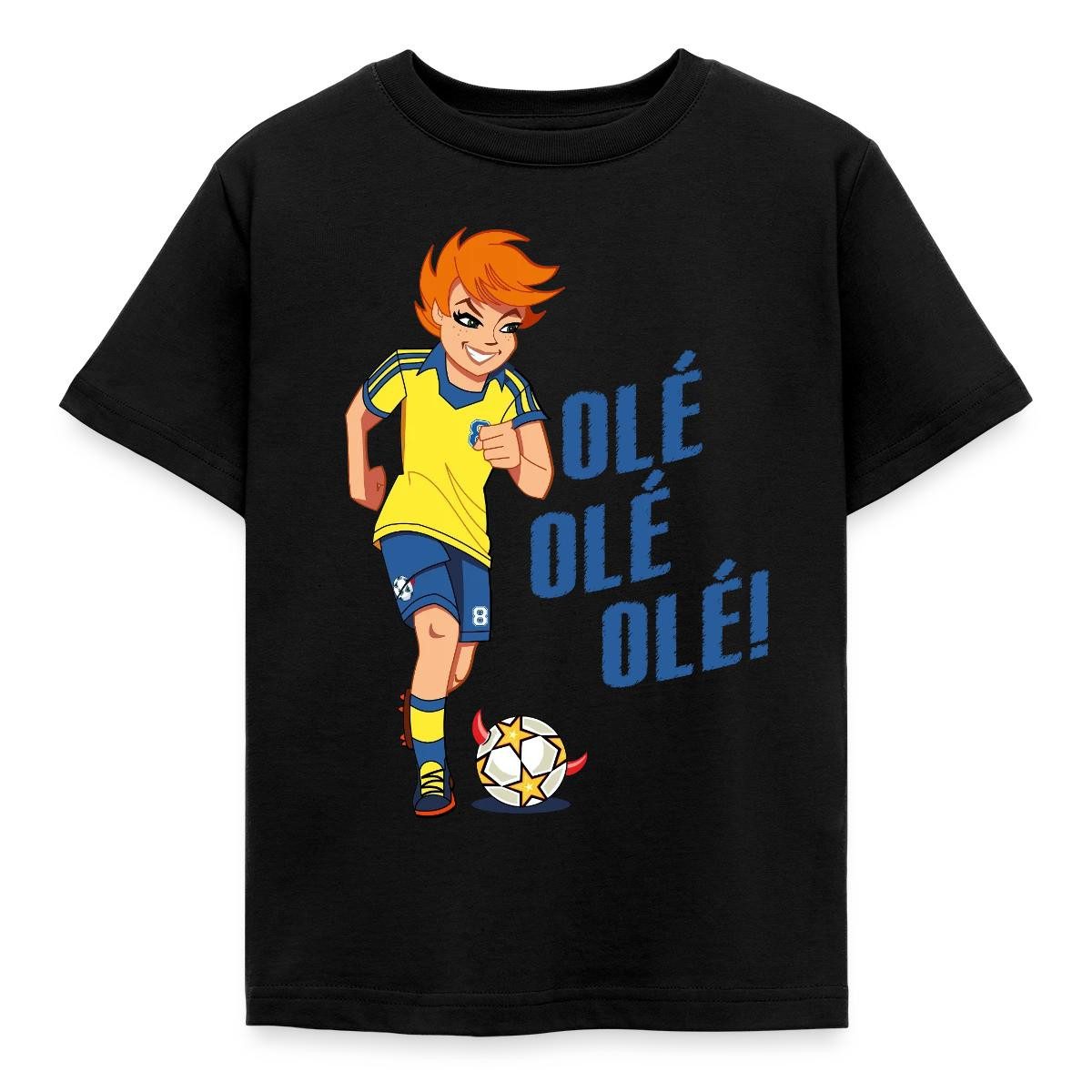 T-Shirt Teufelskicker Olé Catrina Mit Fußball Kinder T-Shirt