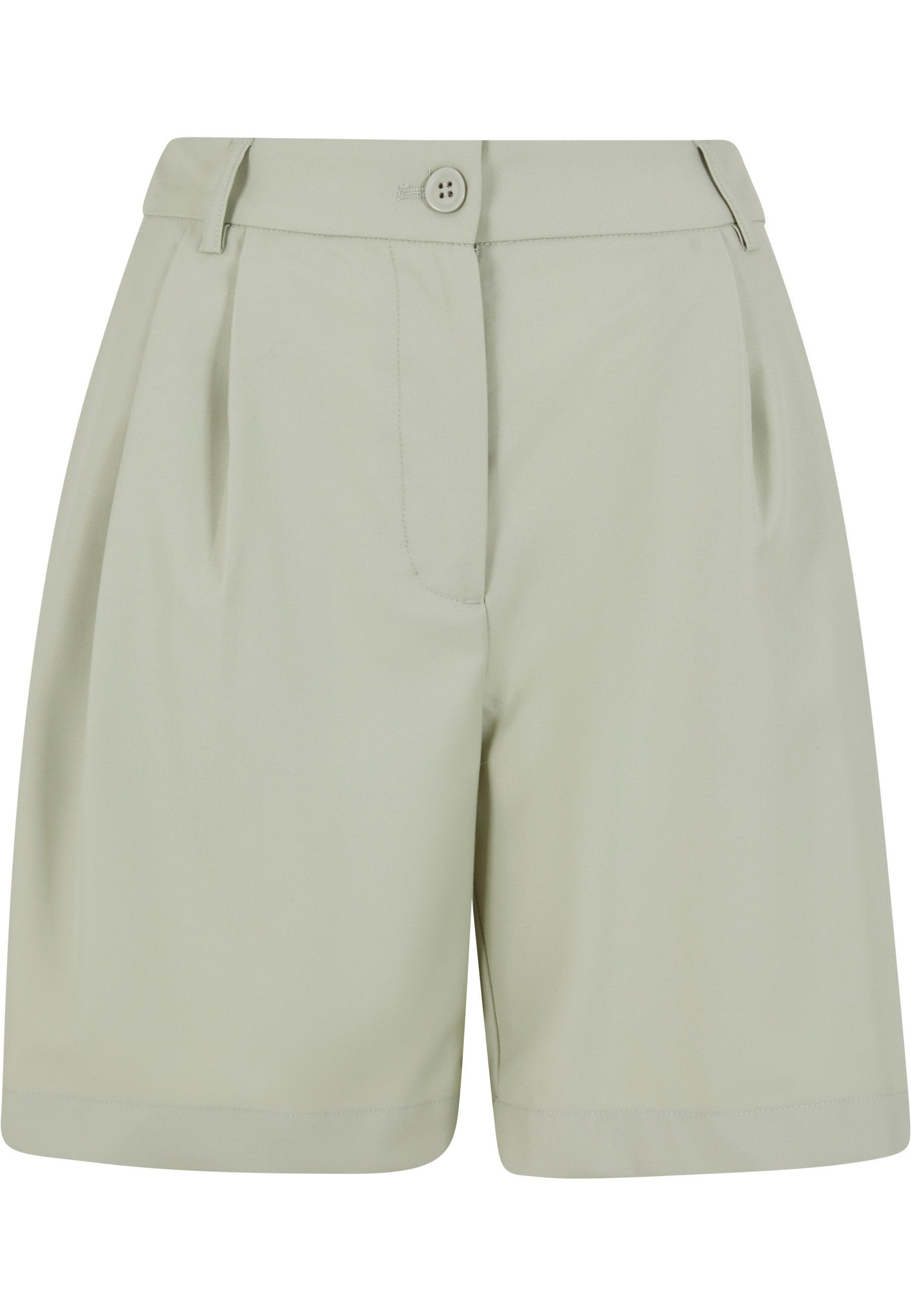 URBAN CLASSICS Shorts Urban Classics Ladies Pleated Bermuda Shorts (1-tlg)