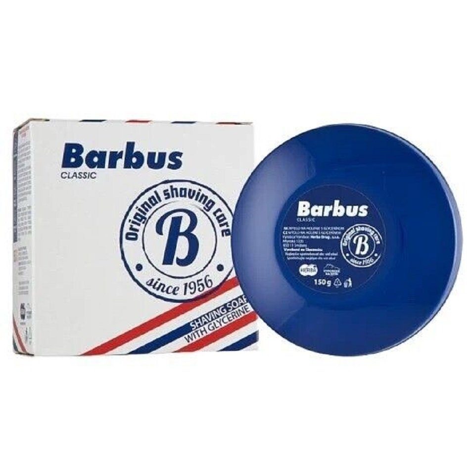 Barbus Rasiercreme Rassierseife Herren Rasur 2-tlg. 150g, Barbus