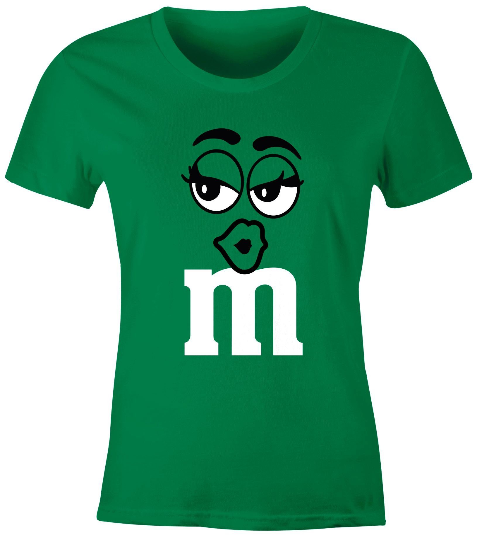 MoonWorks Print-Shirt Damen T-Shirt Fasching Karneval M Aufdruck Gruppen- K günstig online kaufen