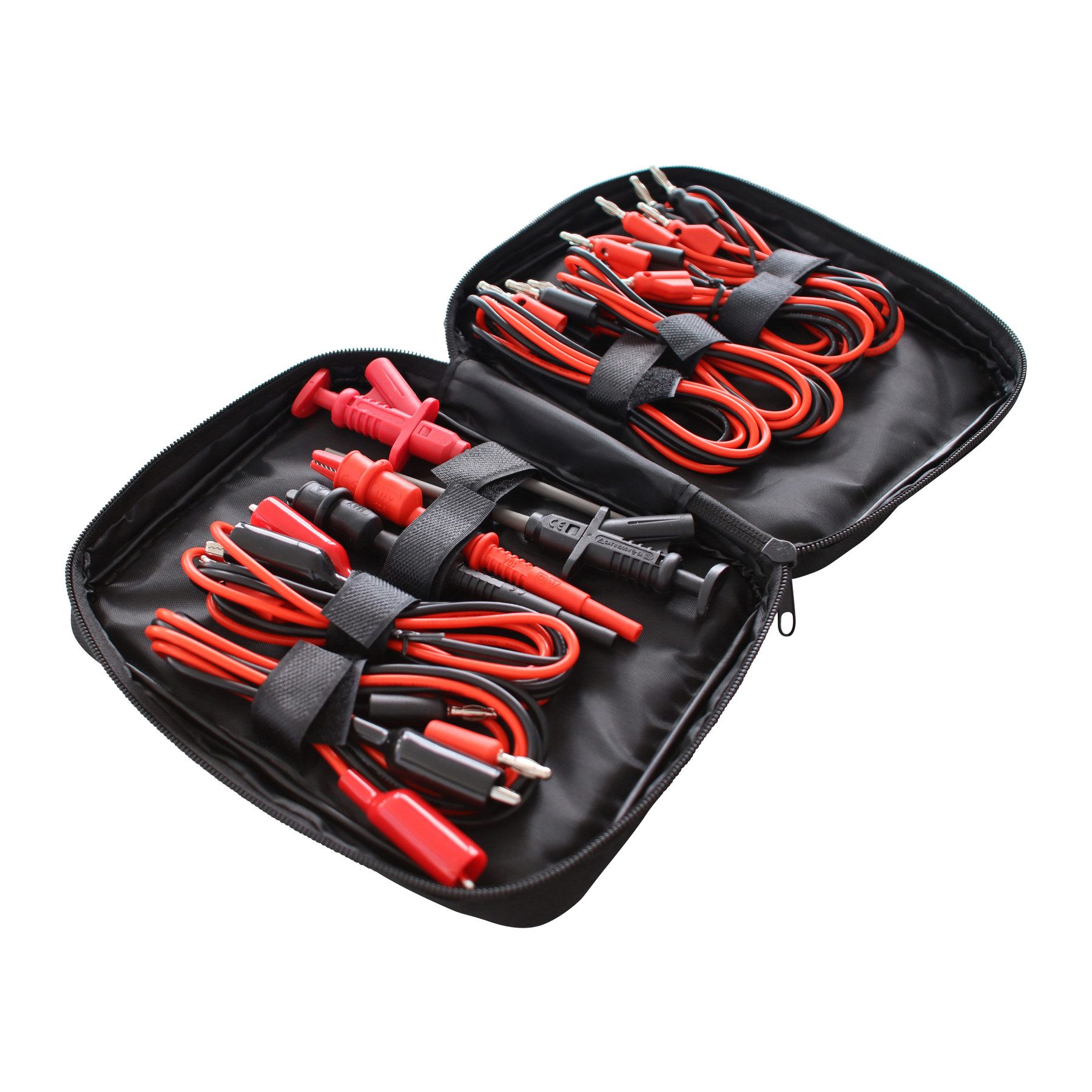 PeakTech Kabelverbinder-Sortiment PEAKTECH Messzubehör-Set, P 8201, für Labornetzgeräte mit 4 mm