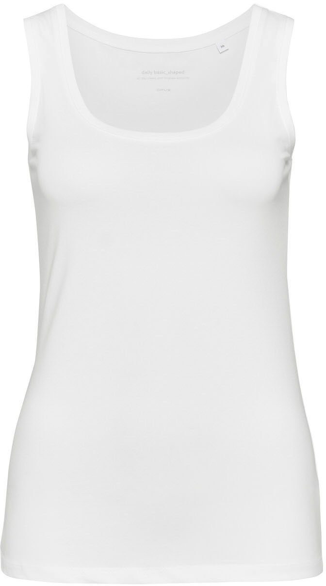 OPUS Trägertop Imilia in schöner weiß Basic-Form
