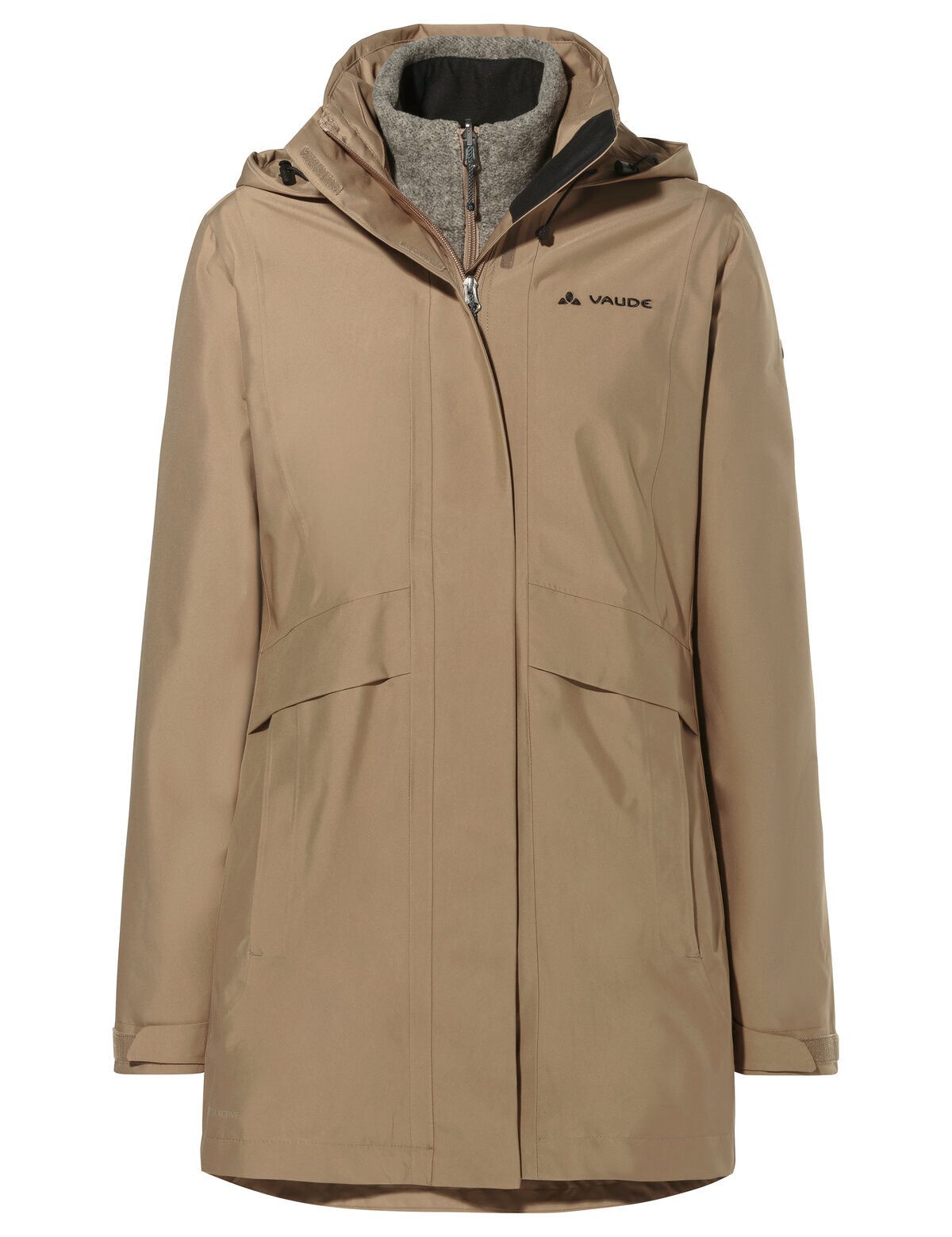 VAUDE 3-in-1-Funktionsjacke Women's Idris 3in1 Parka IV robuste Doppeljacke für Trekking und Wandern