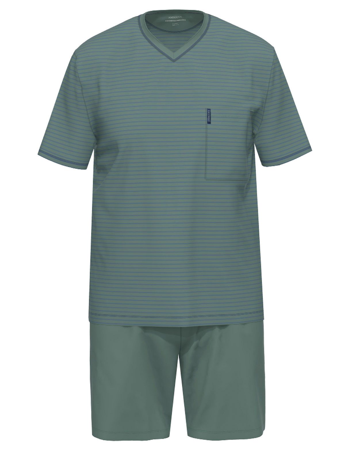 Ammann Pyjama Schlafanzug kurz Men / Nightwear (Packung, 1 tlg) hohe Markenqualität