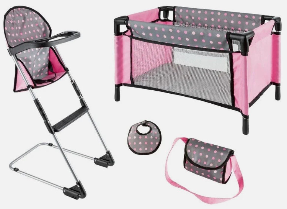 Bayer Puppenkleidung Bayer Design Puppenzubehör-Set – Puppenbett