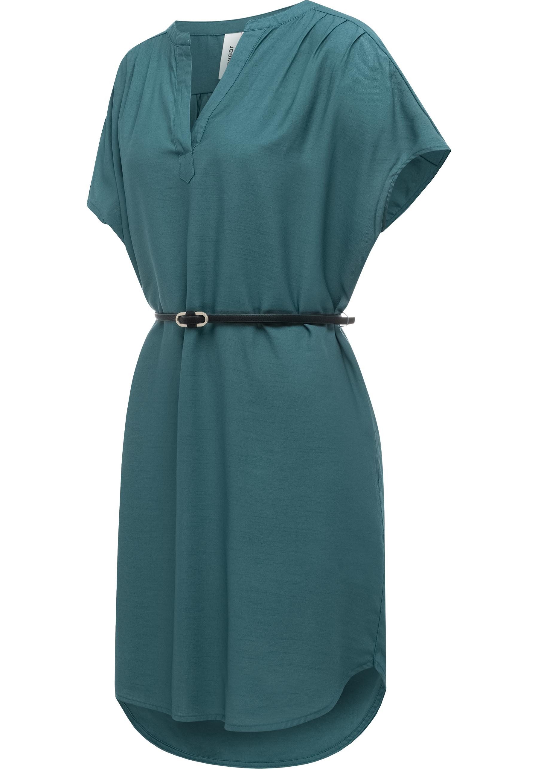 Ragwear Minikleid Klarisa Lockeres Oversize Sommerkleid mit Gürtel günstig online kaufen