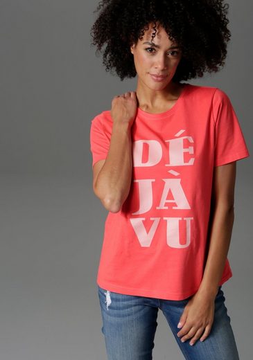 Aniston CASUAL T-Shirt mit Déjá-vu