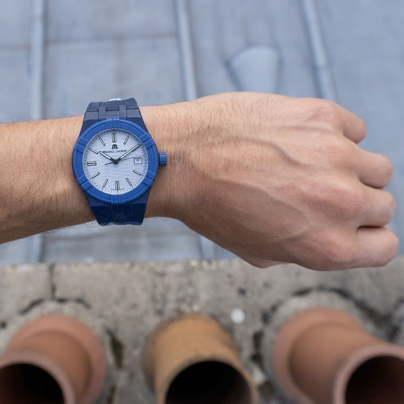 MAURICE LACROIX Quarzuhr Maurice Lacroix AIKON TIDE CAMO AI2008-B88AZ-000-0 günstig online kaufen