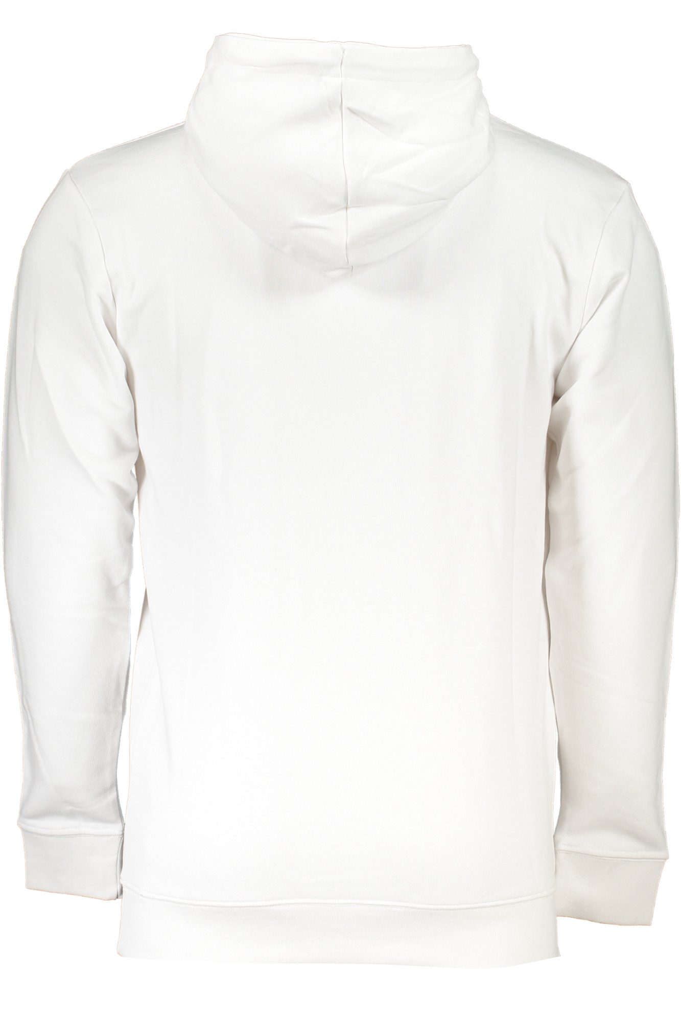 Cavalli Class Sweatshirt Weißes Herren-Kapuzen-Sweatshirt mit Druck –