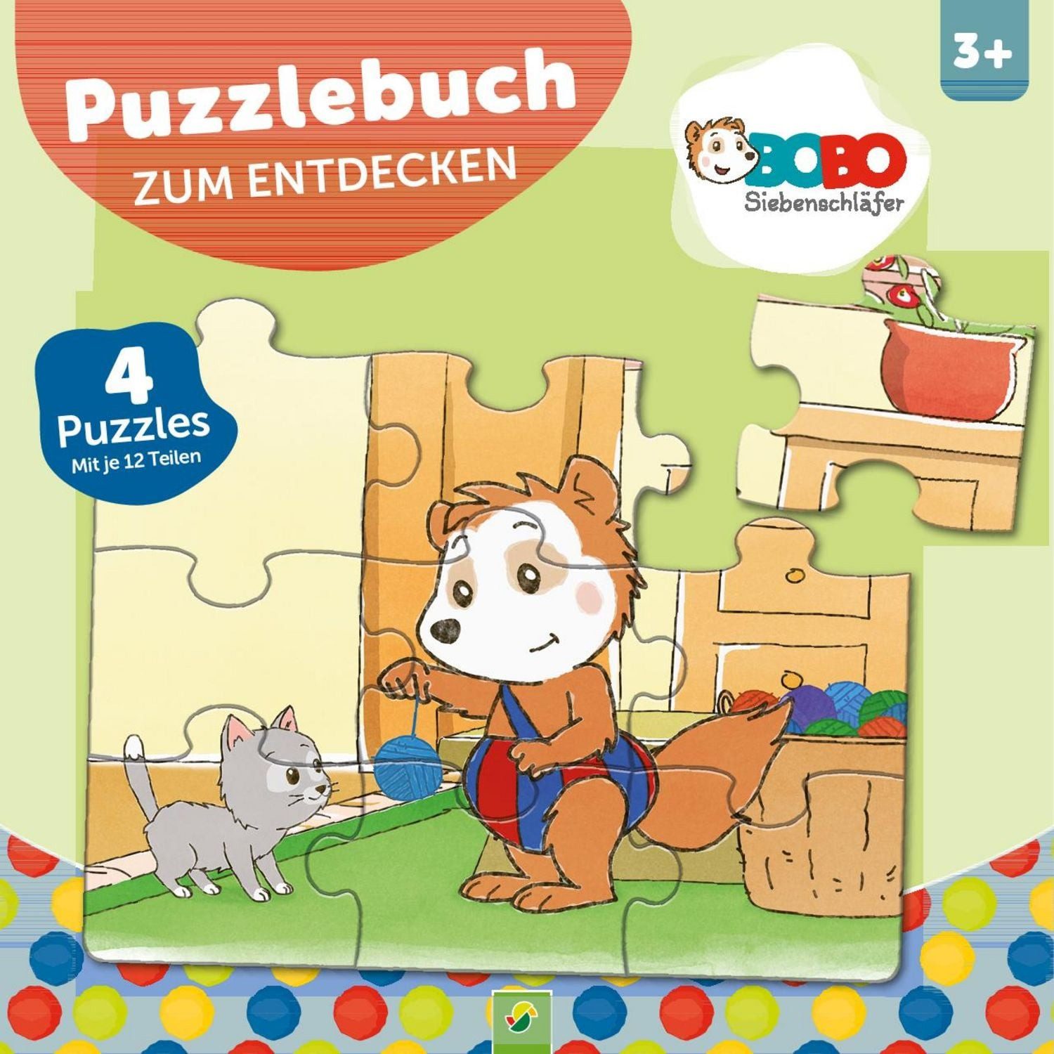Bobo Siebenschläfer Puzzlebuch für Kinder ab 3 Jahren / Schwager & Steinlein Verlag