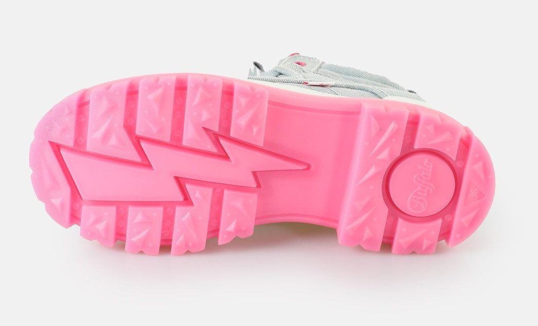 Buffalo Schnürboots Freizeitschuh, High Top-Sneaker, mit Logoschriftzügen