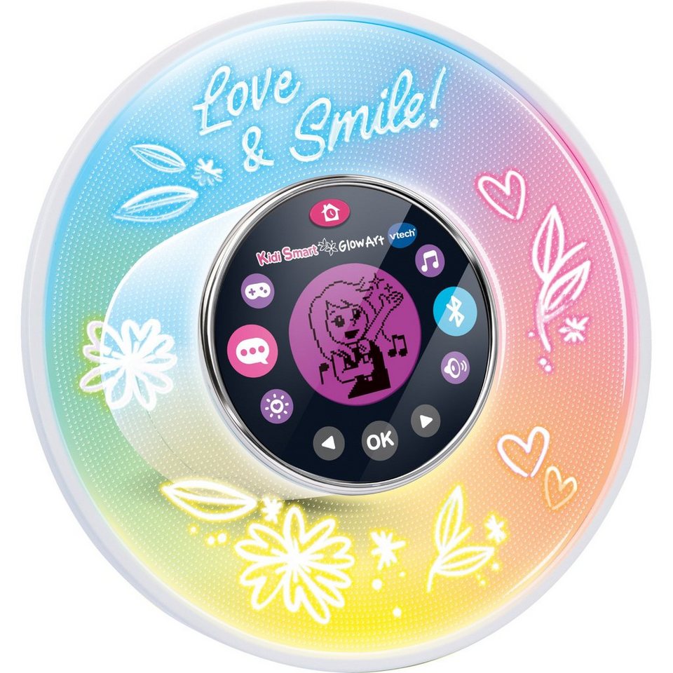 Vtech® Lernspielzeug Kiditronics, KidiSmart Glow Art, 10-in1  Bluetooth-Lautsprecher, Altersangabe: von 6 Jahren bis 12 Jahren