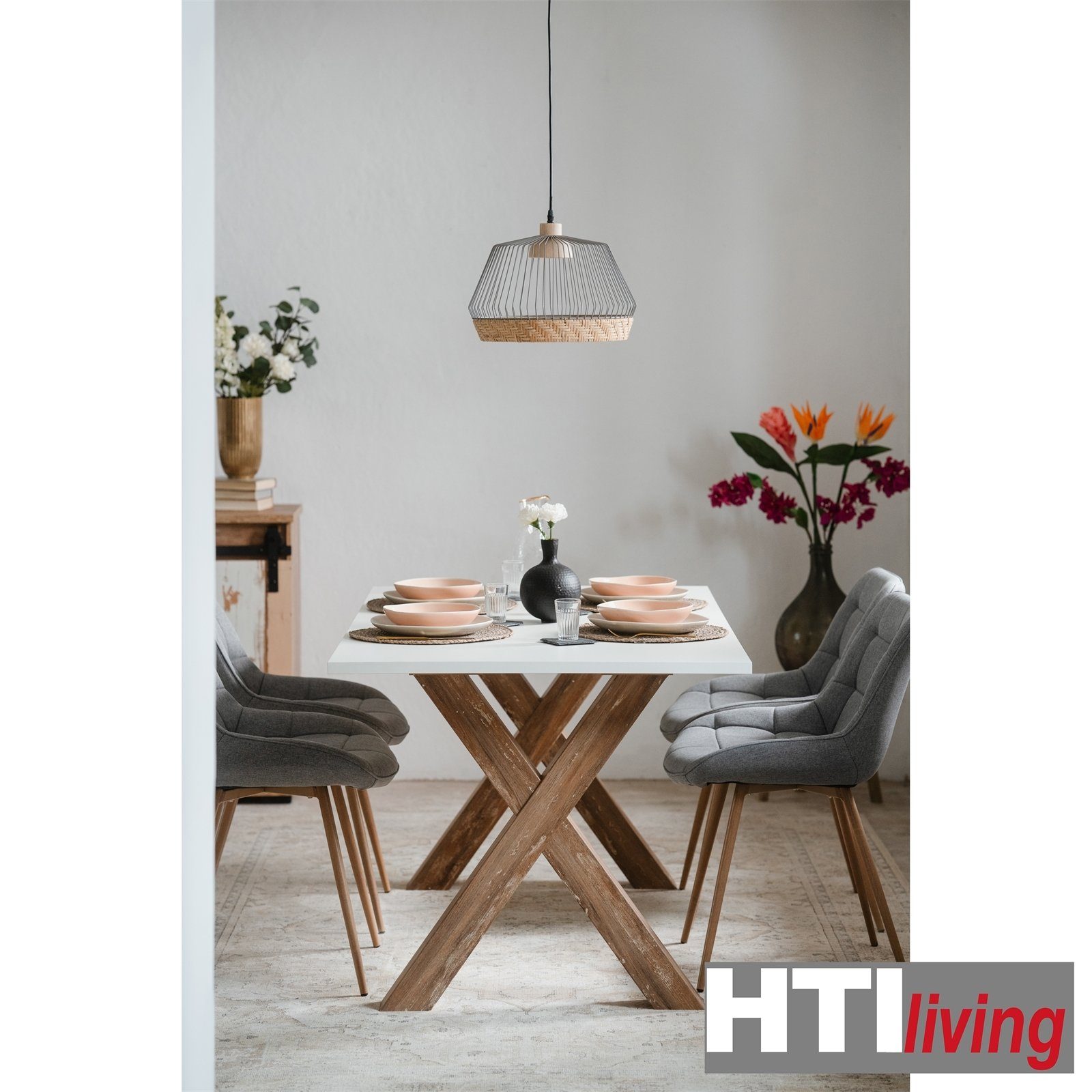 HTI-Living Esstisch Esstisch mit X-Gestell Marrakesch günstig online kaufen