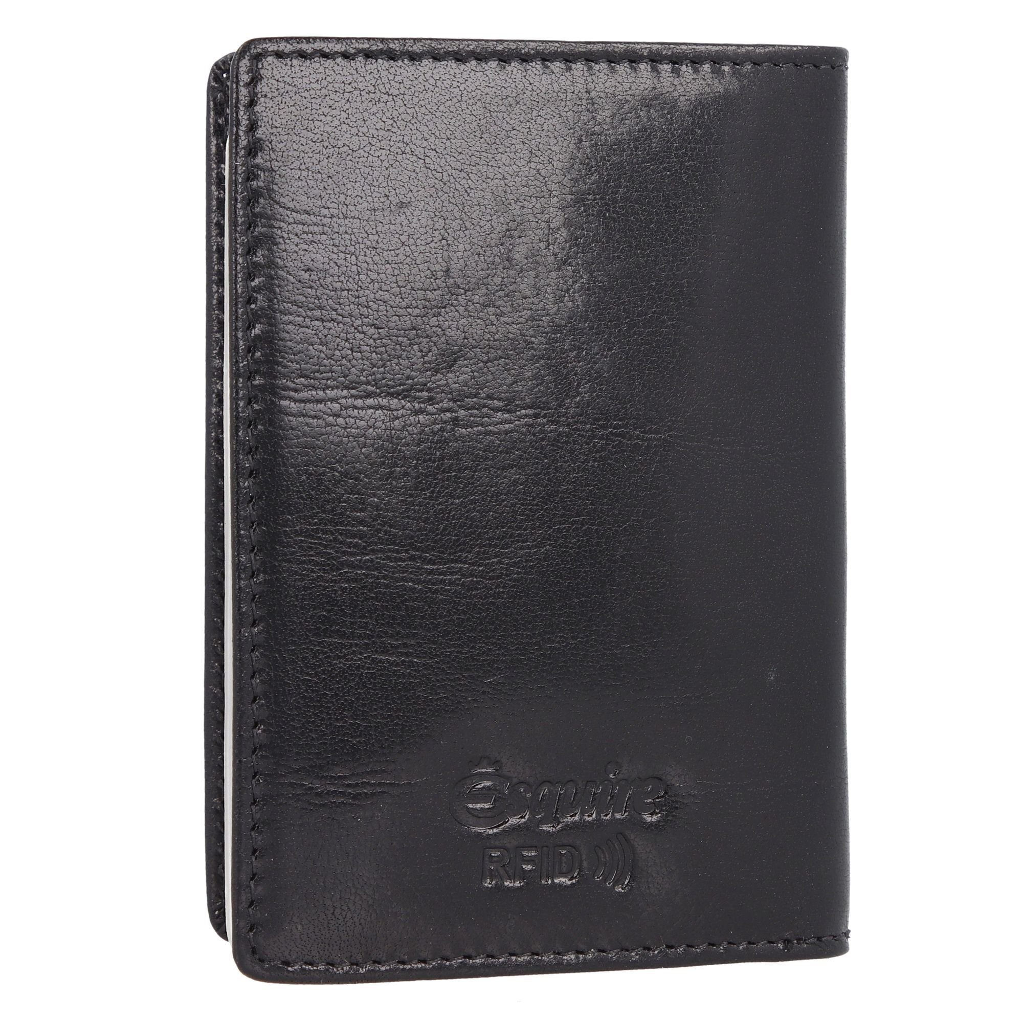 Leder Esquire Toscana, Etui schwarz