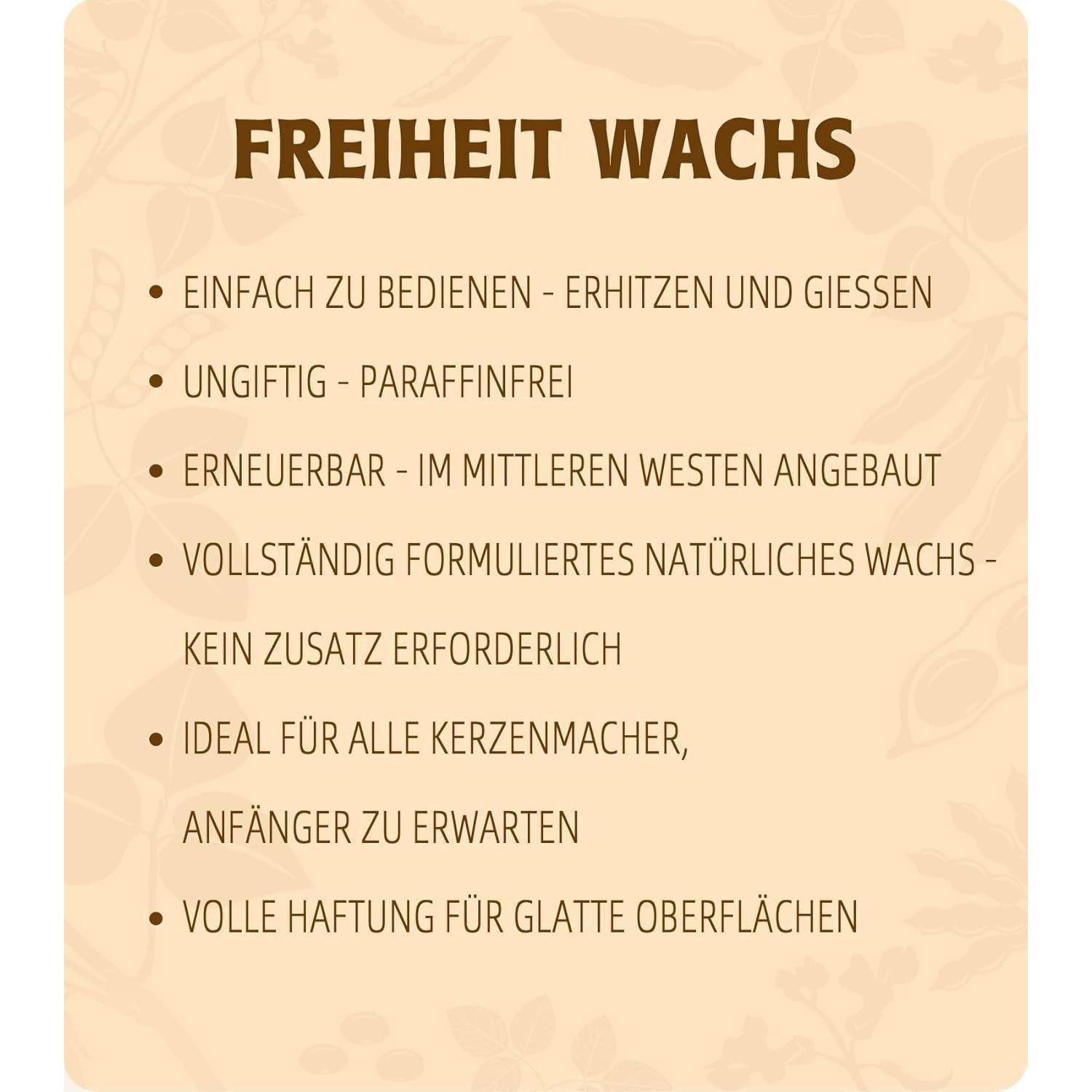 LuxusKollektion Formkerze Sojawachs Kerzen Kerzenwachs Kerzenherstellung Bio 3KG