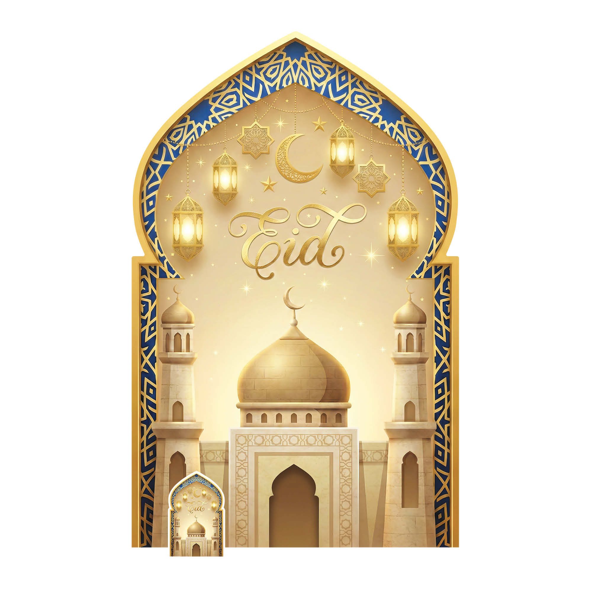 Dekofigur Moschee - Pappaufsteller - 85x134cm