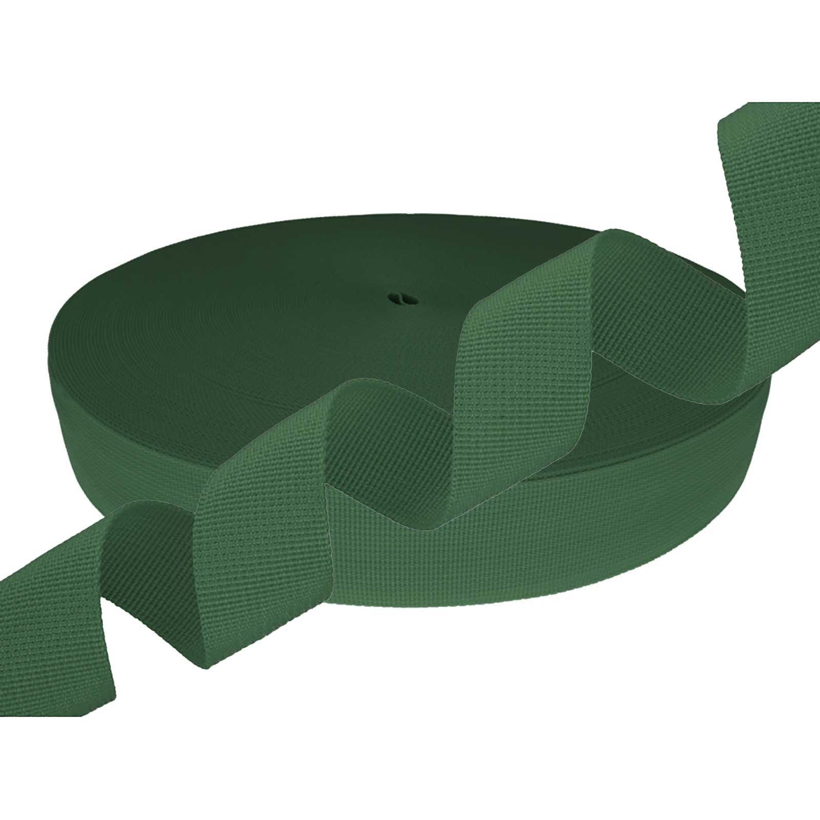 maDDma Rollladengurt Gurtband Polyester 10m lang 25mm breit Farbwahl, 153 grün