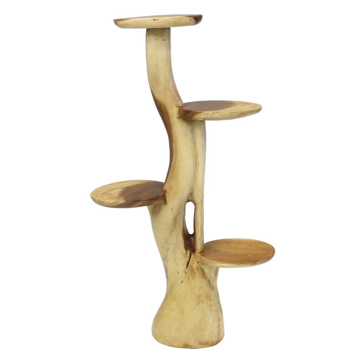 Oriental Galerie Blumenhocker Blumenständer Massiv Akazie Natur 100 cm (1 St)