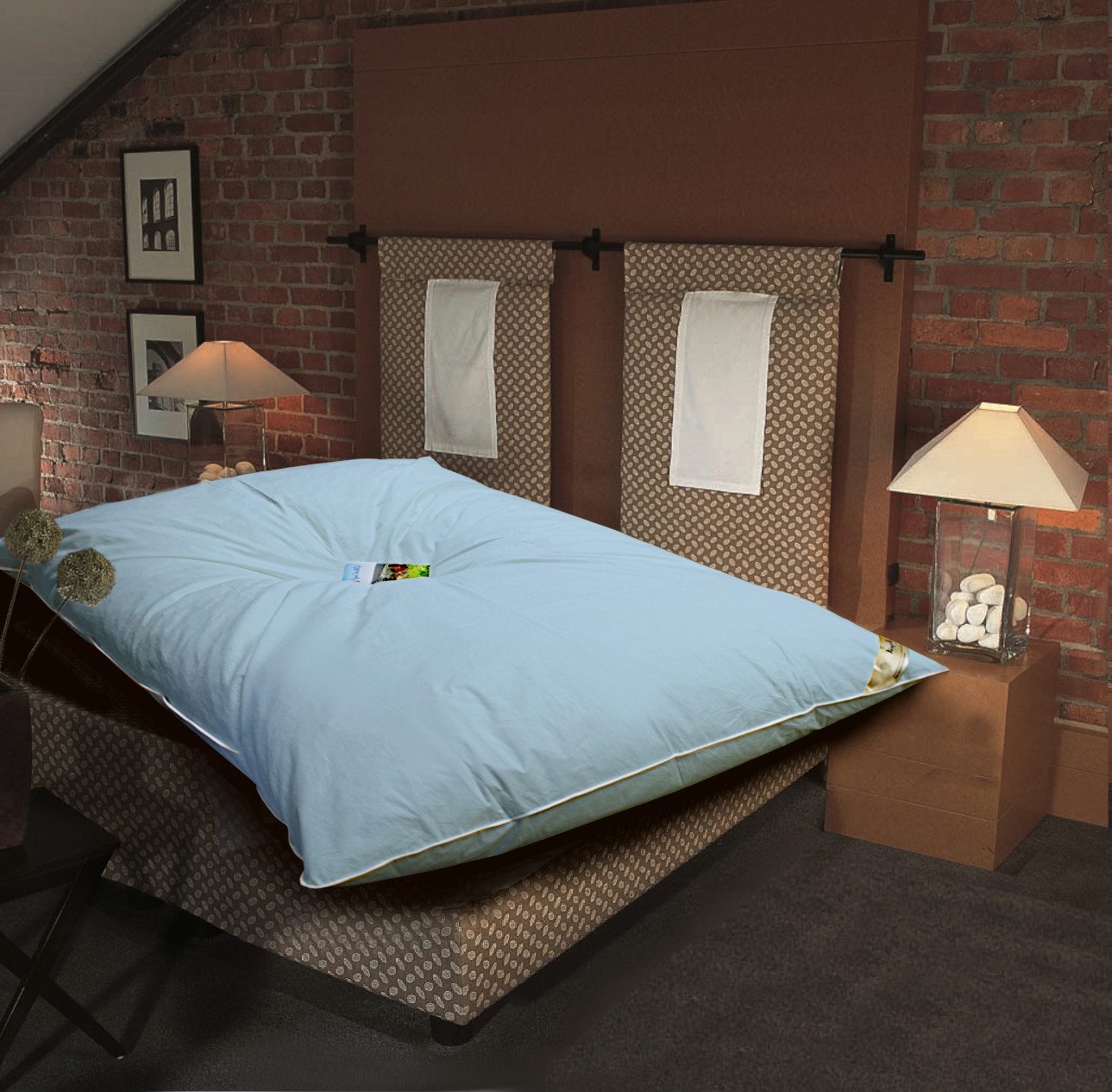 Meivita Gänsefederbettdecke Ballonbett in 135x200 cm mit 100% Federn Füllun günstig online kaufen