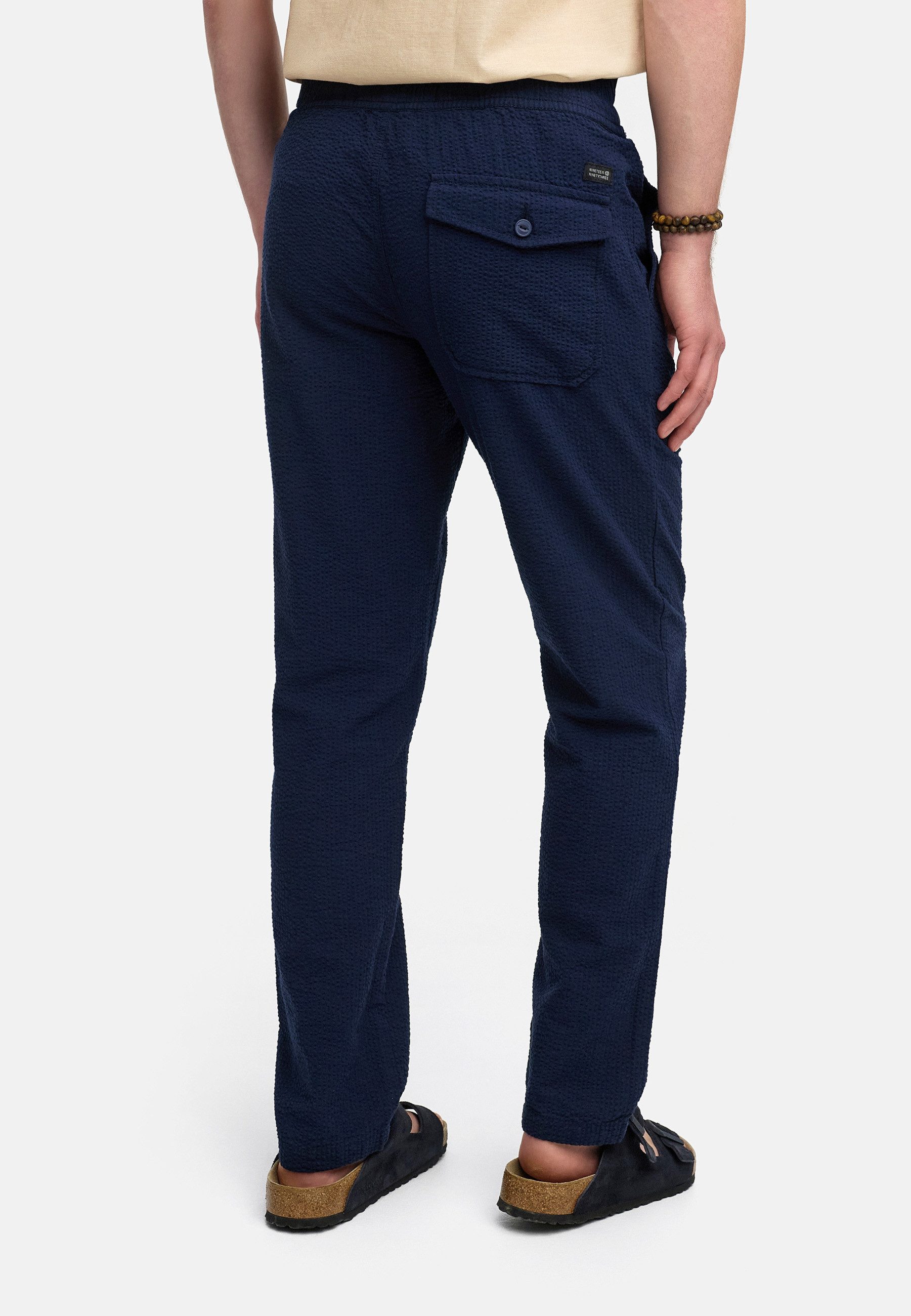 Indicode Stoffhose Herren INWebb Herrenhose Freizeithose Männer aus Seersucker-Gewebe für eine optimale Luftzirkulation