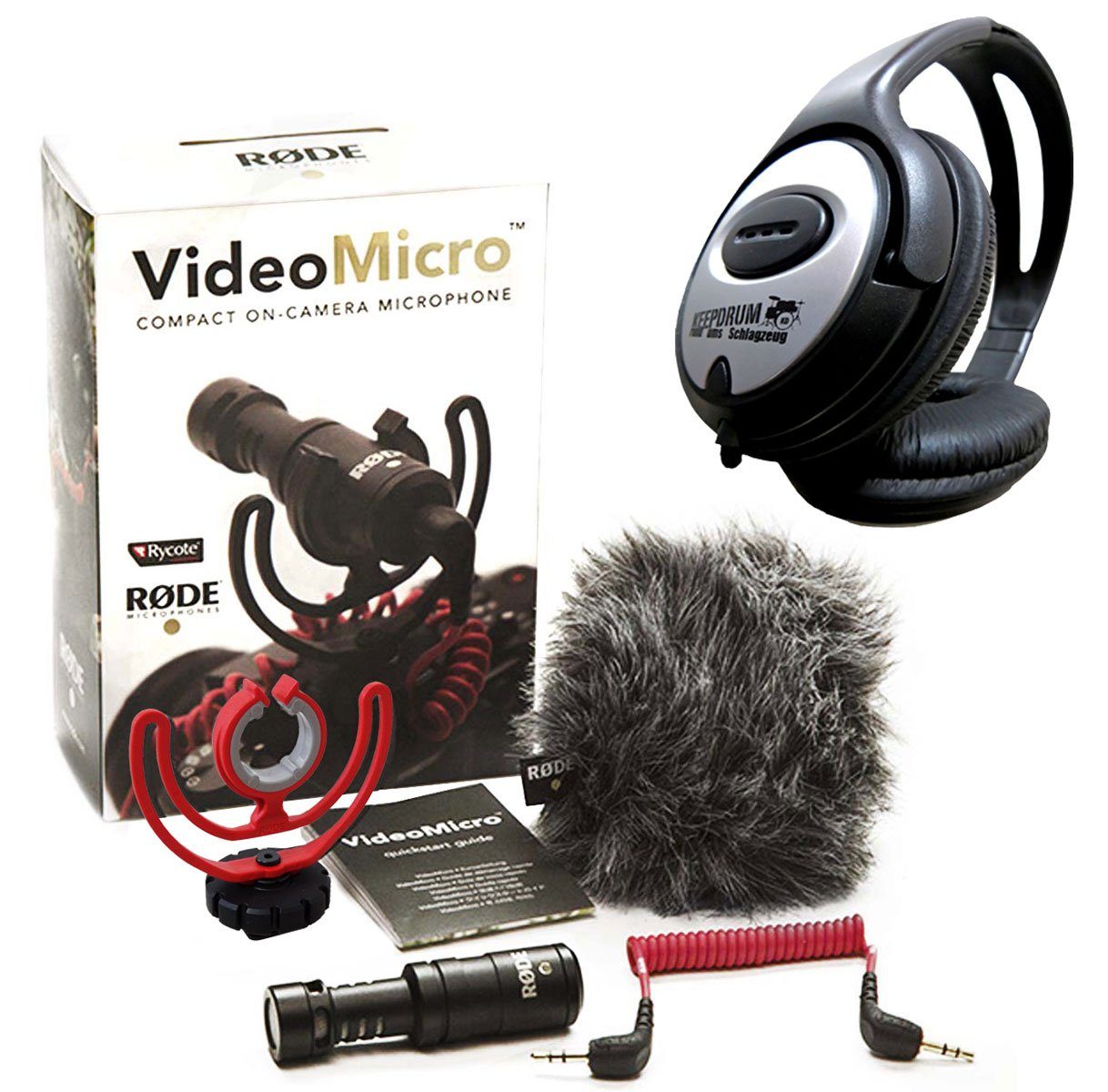 RØDE Mikrofon Videomicro Kamera Mikrofon + Kopfhörer