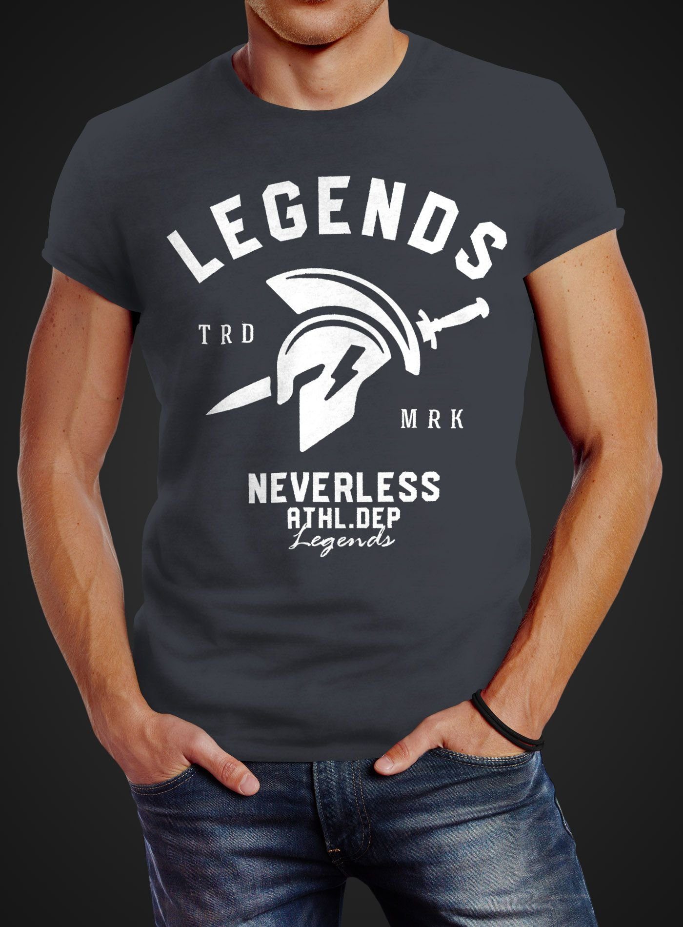 Neverless Print-Shirt Cooles Herren T-Shirt Legends günstig online kaufen