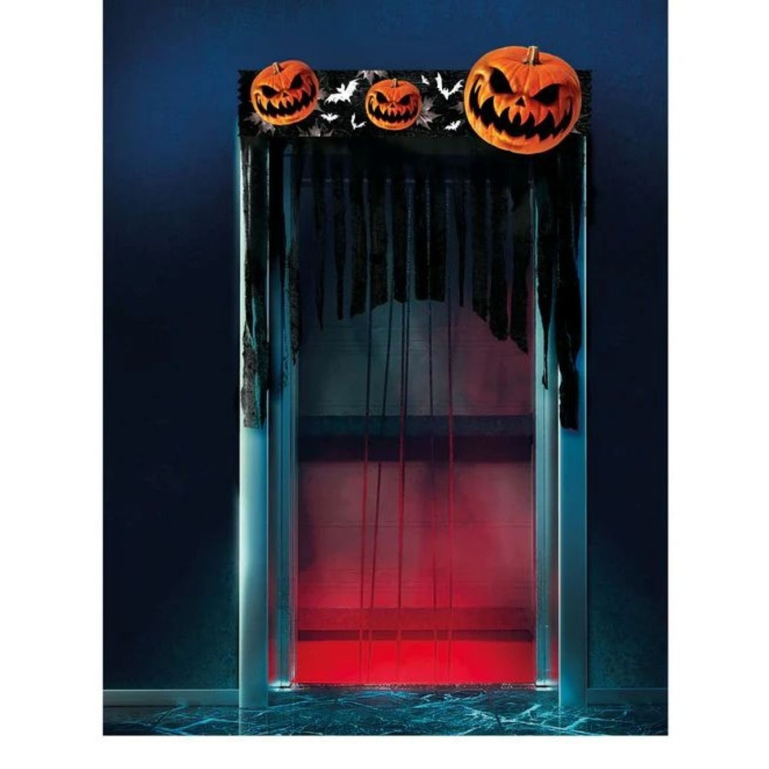 Fiestas Guirca Hängedekoration Halloween Türvorhang 'Kürbisse' günstig online kaufen