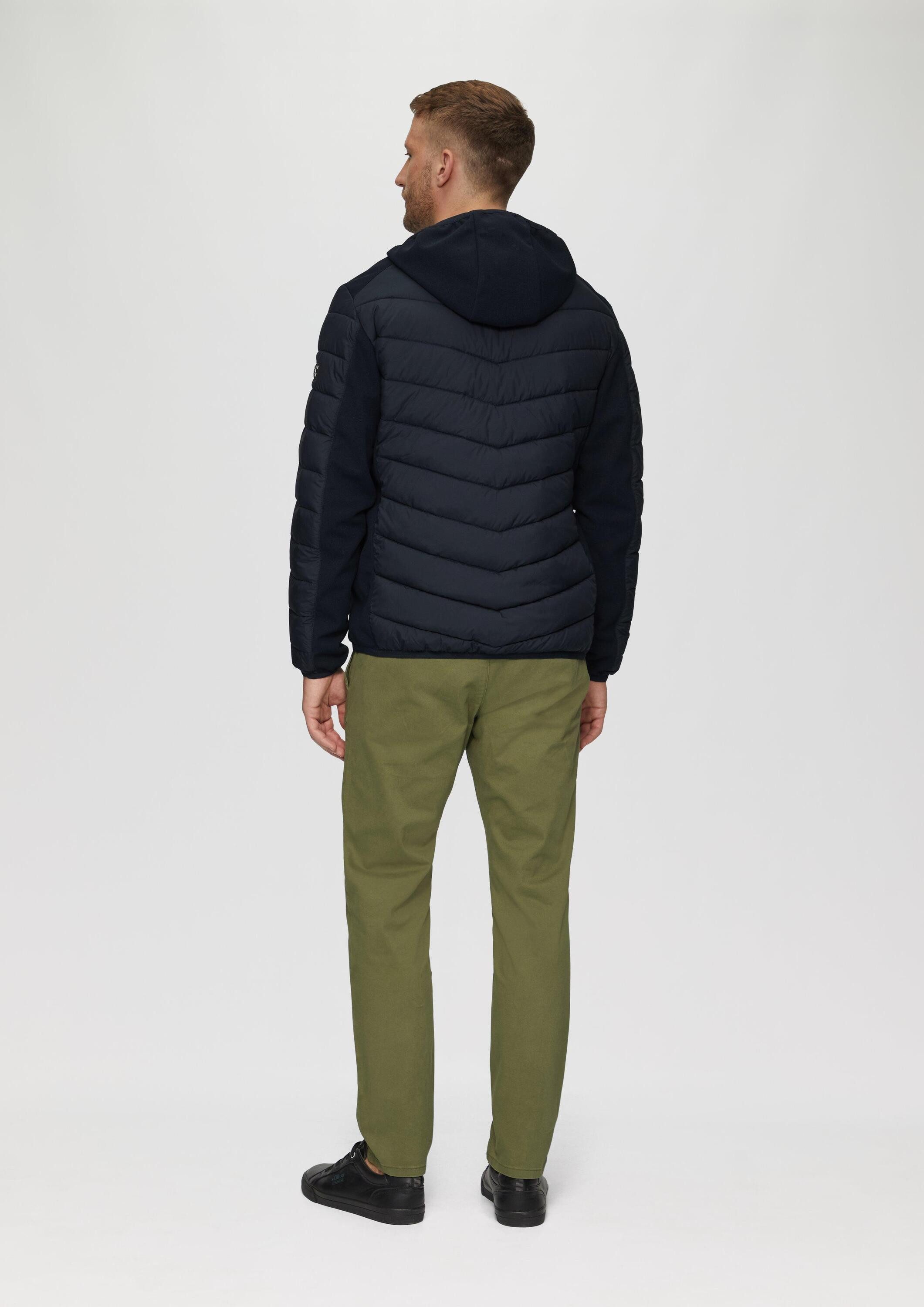 s.Oliver Funktionsjacke Outdoor-Jacke Pufferjacke im Fabricmix mit Kontrast-Details