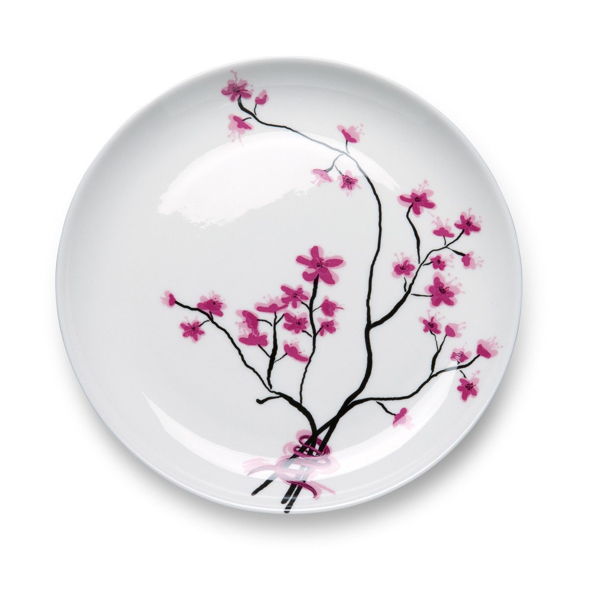 TeaLogic Teller-Set Cherry Blossom 6 Teller 19 cm (6-tlg), 6 Personen, Porzellan