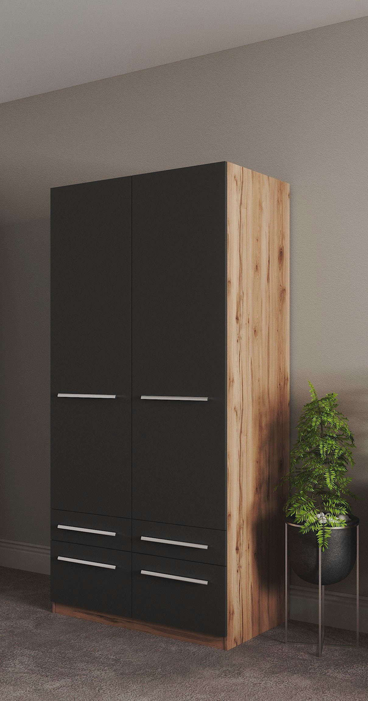 priess Kleiderschrank Schrank Garderobe Wäscheschrank Barcelona in 5 Breite günstig online kaufen