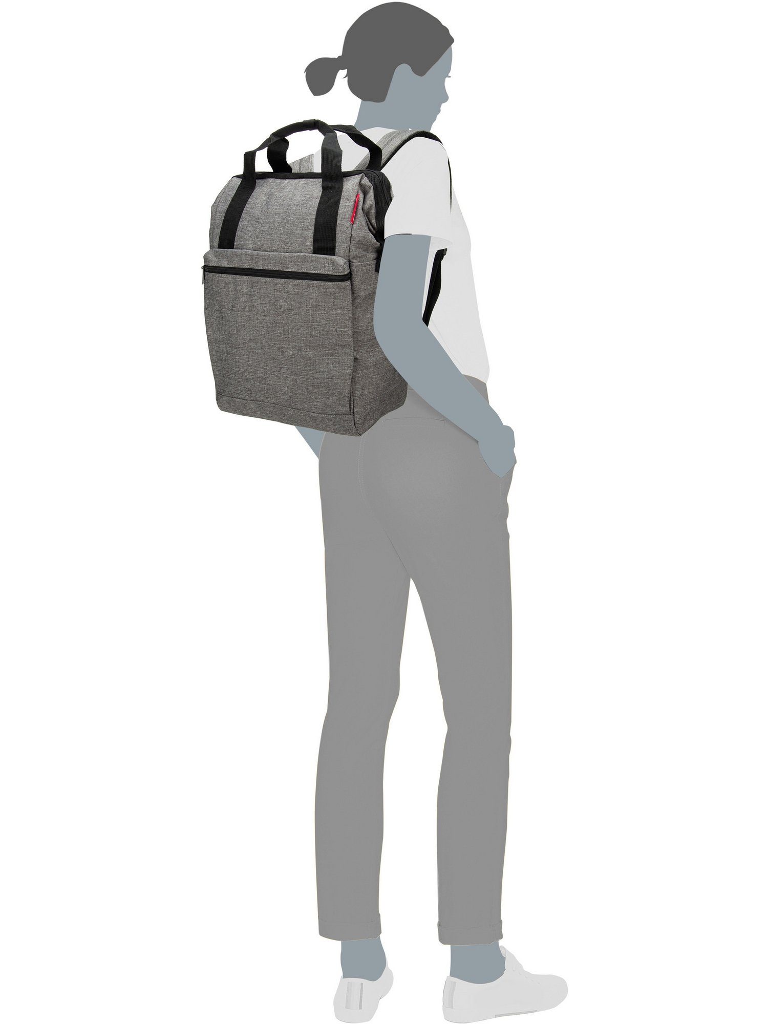 Twist large REISENTHEL® R Rucksack Silver allrounder