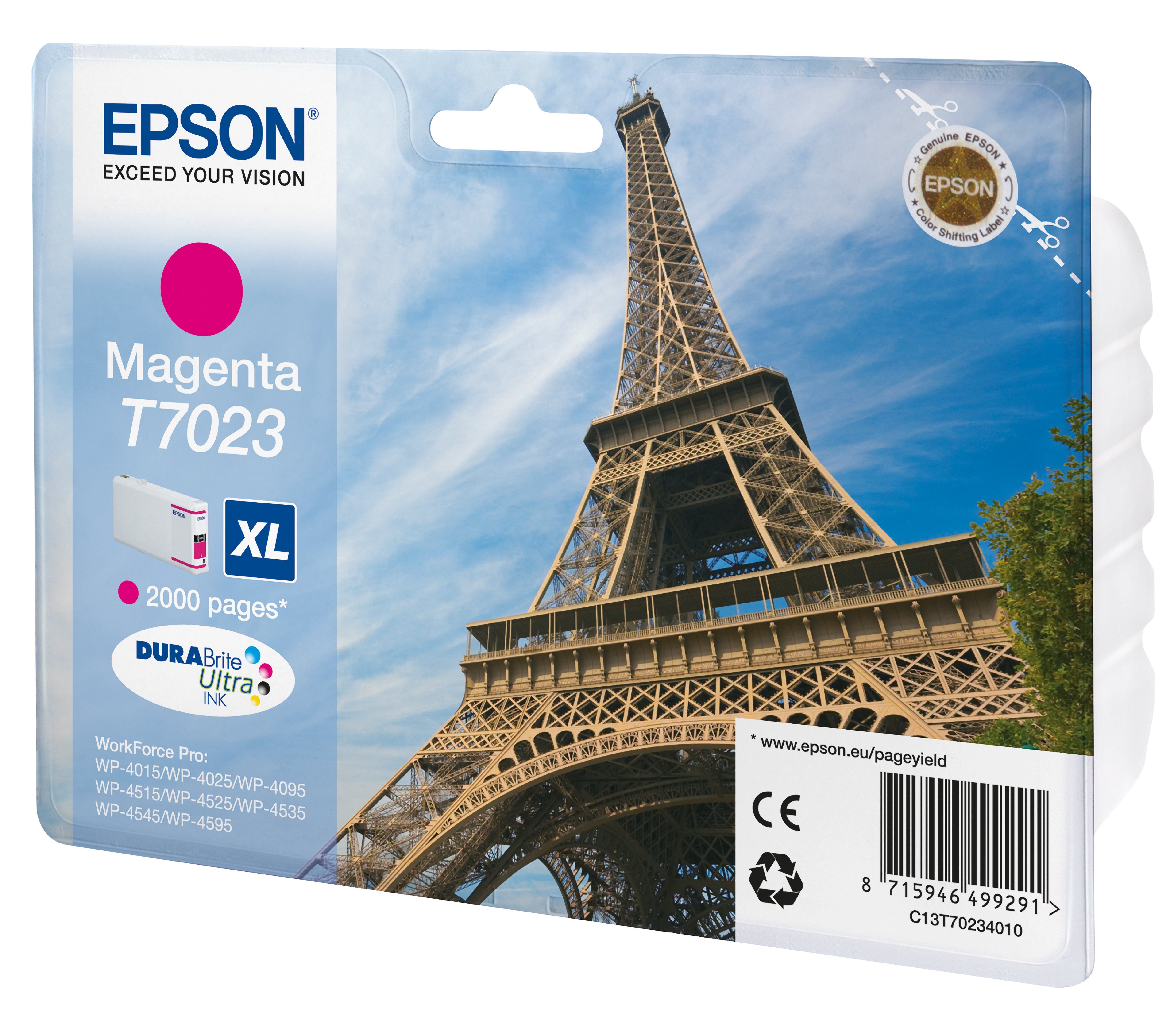 Tintenpatrone Epson Eiffel XL Tintenpatrone Magenta Epson Tower 2k