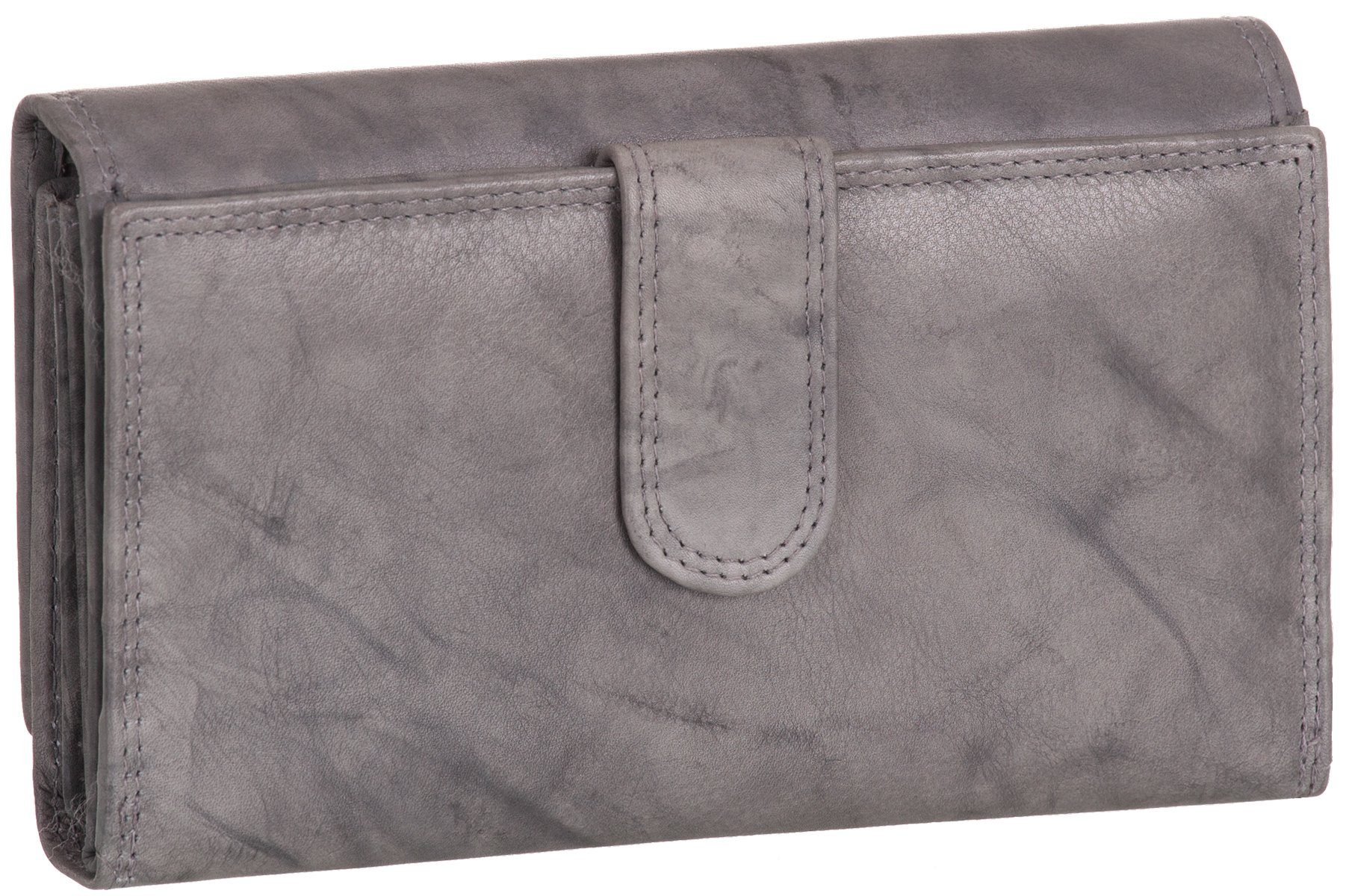 Money Maker Geldbörse, Damen Geldbörse Echt-Leder RFID 22 Karten Portemonna günstig online kaufen