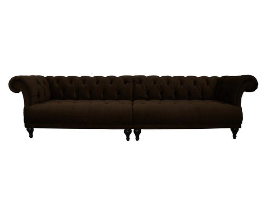 JVmoebel Chesterfield-Sofa, Chesterfield 4 Sitzer Sofa Design Sofa Couch 270 cm