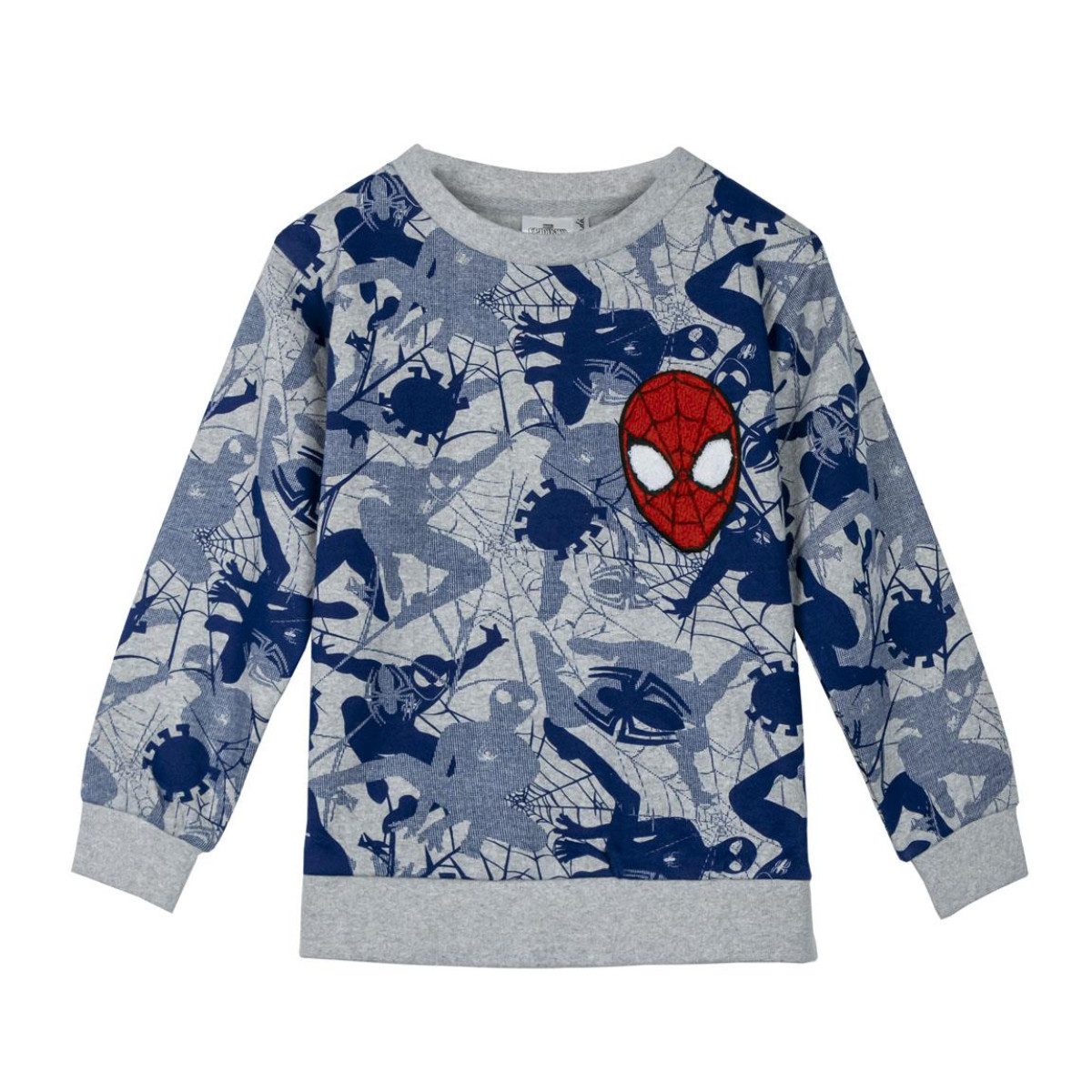 Sweatshirt Spiderman Kinder Baumwolle Polyester angeraut bequem
