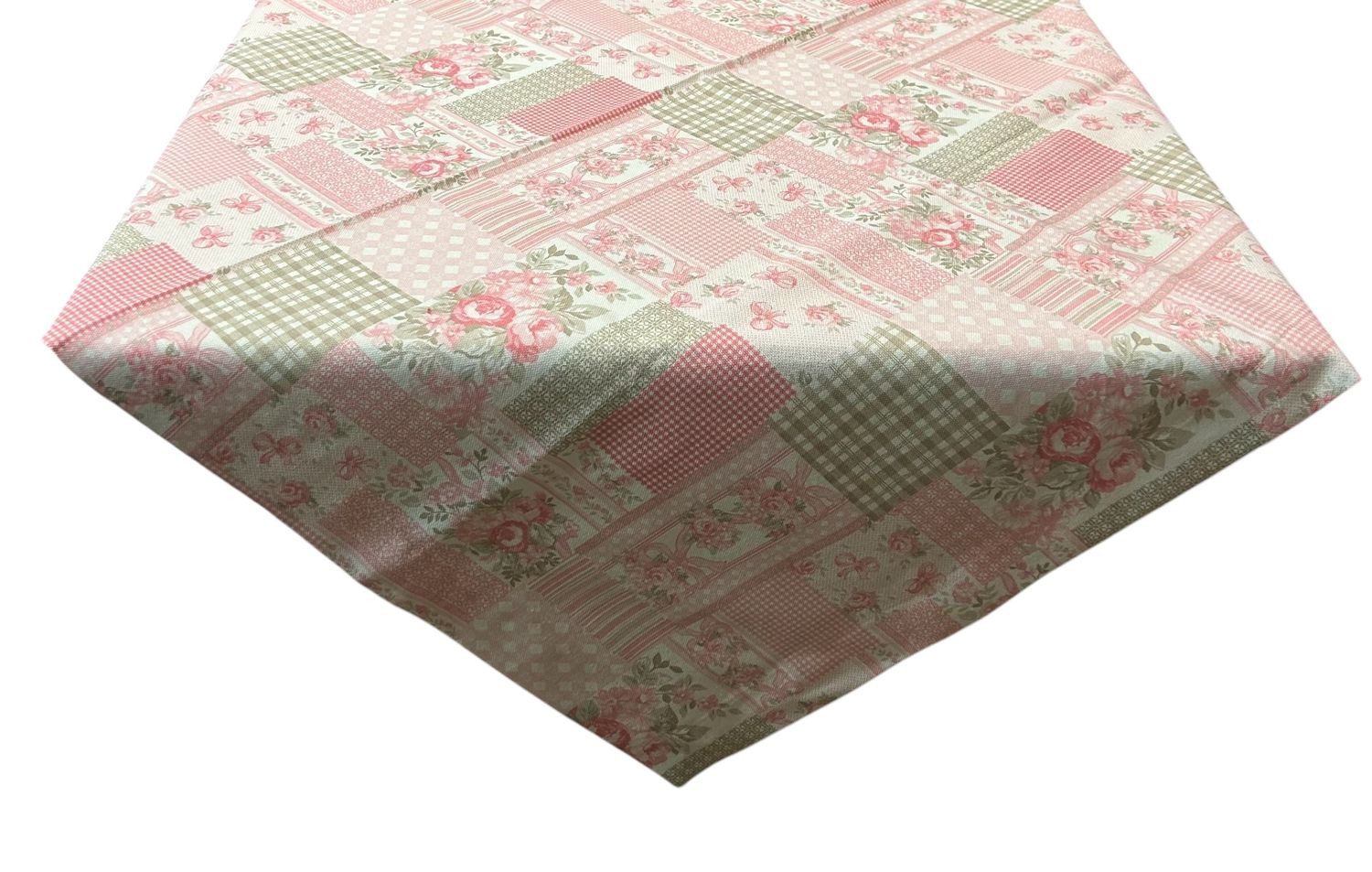 HOSSNER - HOMECOLLECTION Mitteldecke Scarlett rose (1-tlg), Tischdecke, bedruckt 85 x 85 cm