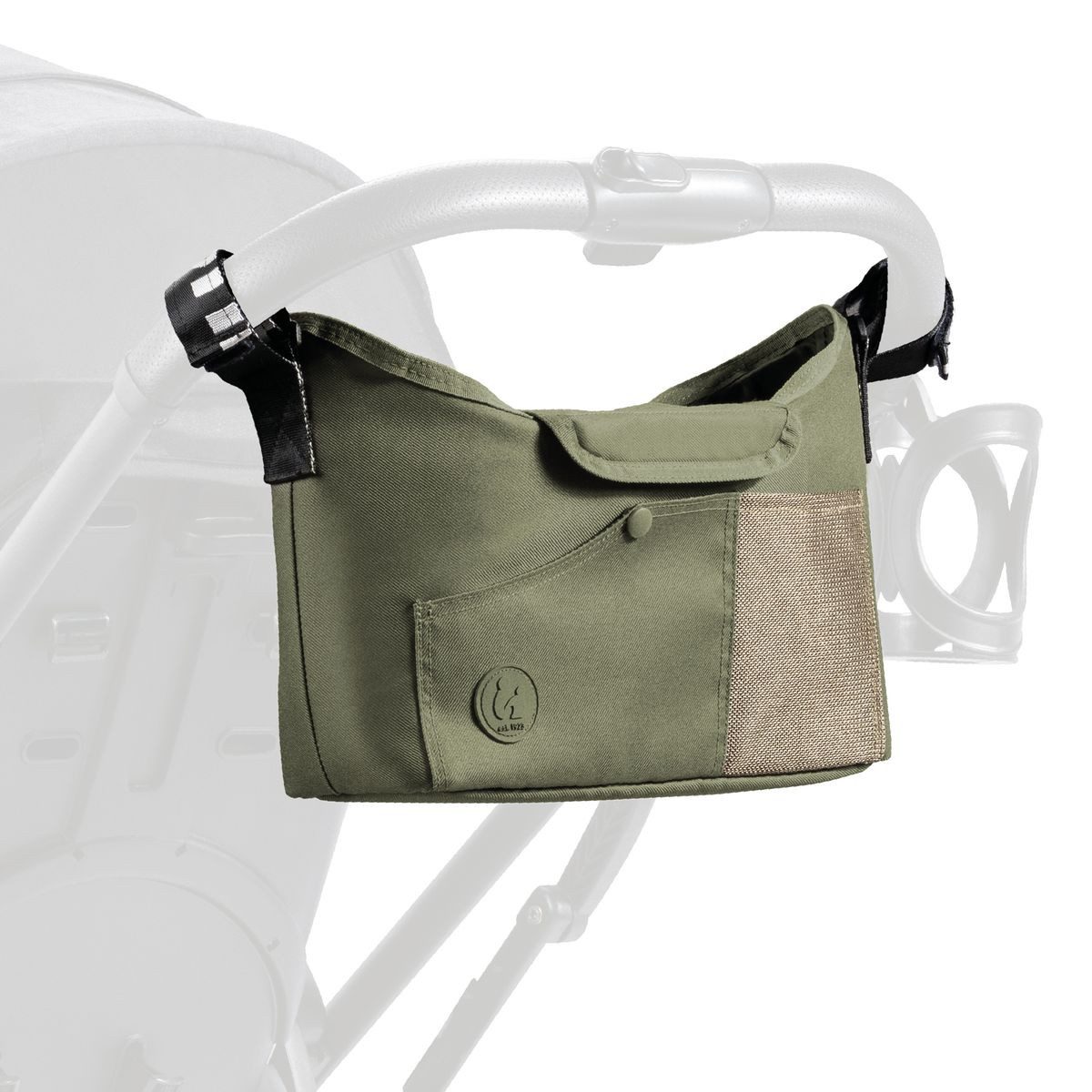 Hauck Kinderwagen-Transporttasche Universal Organizer - Olive, Organizer für Kinderwagen & Buggy Kinderwagentasche / Buggytasche