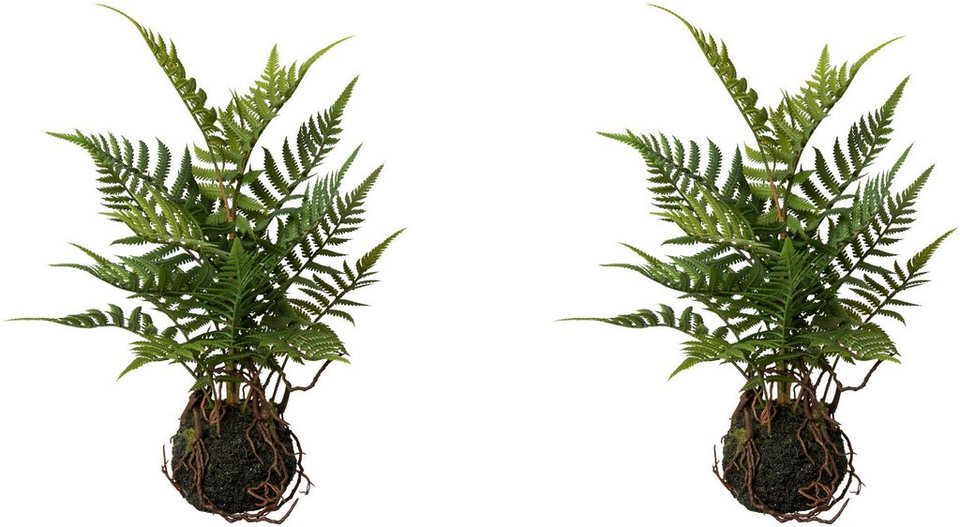 Künstliche Zimmerpflanze Farn im Ballen Farn, Creativ green, Höhe 38 cm