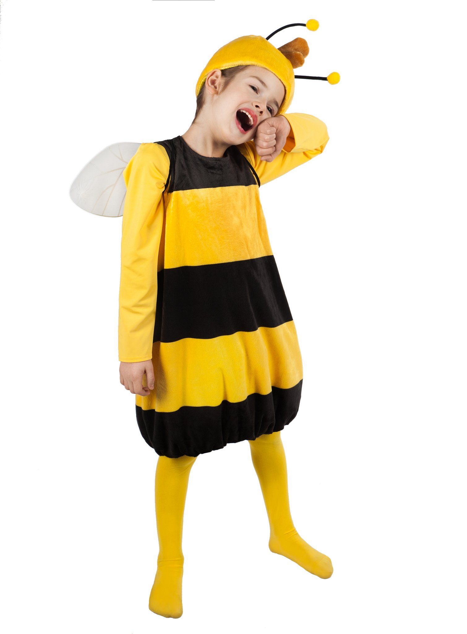 Maskworld Kostüm Willi Kinderkostüm, Hochwertiges Lizenzkostüm aus der animierten TV-Serie 'Biene Maja'