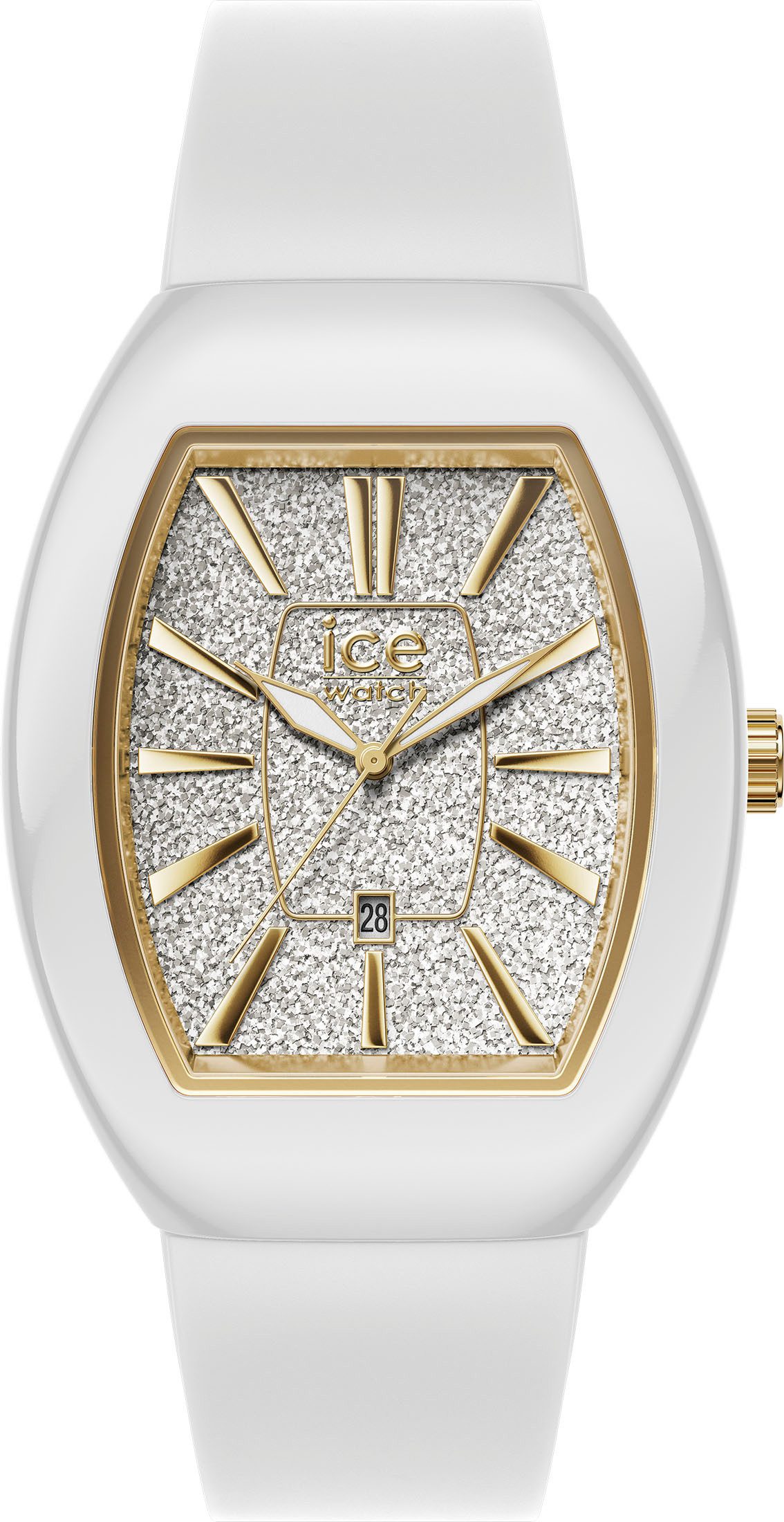 ice-watch Quarzuhr ICE boliday - Dome - Small - 3H + Date 024033, Armbanduhr, Damenuhr, analog, Silikonarmband, Datum