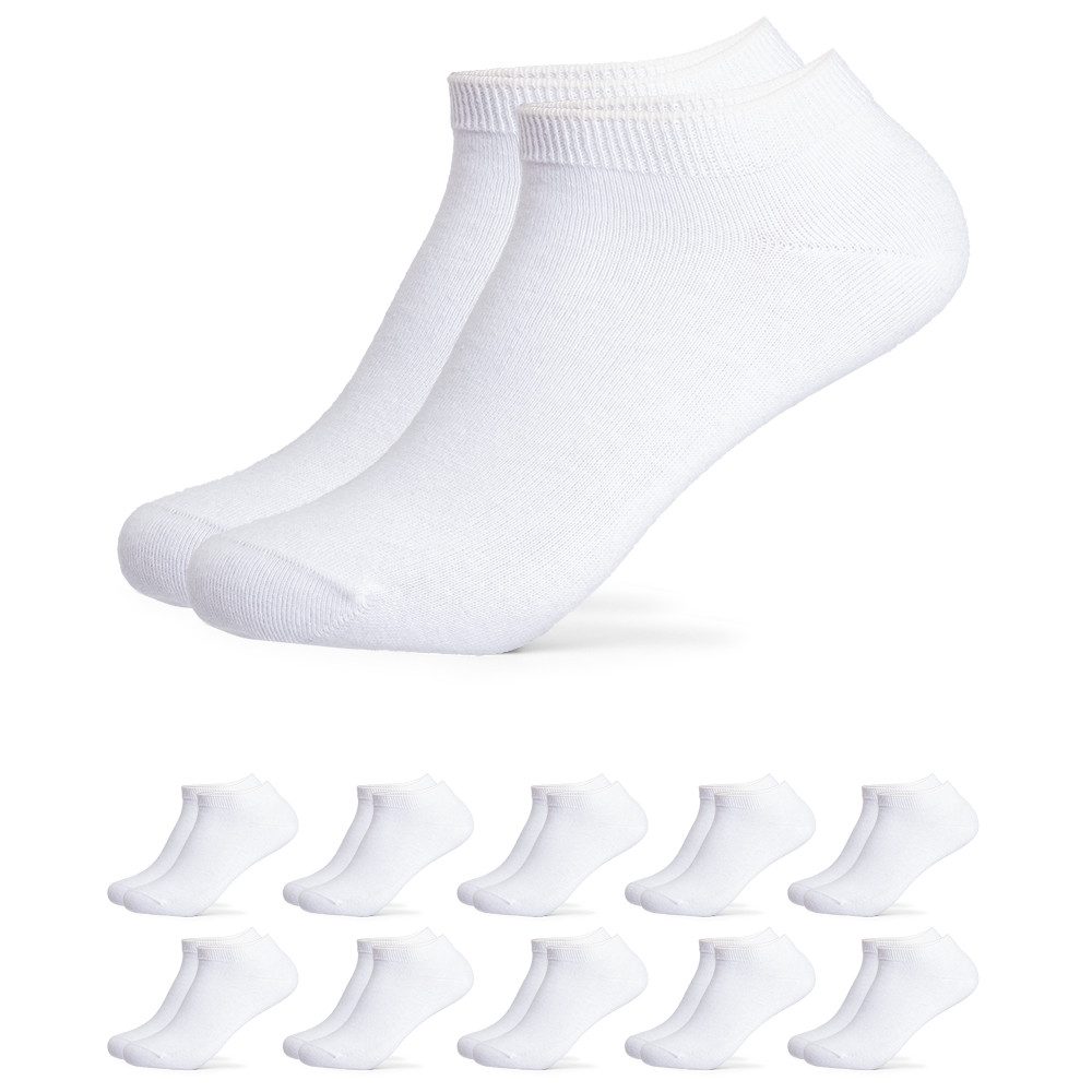 OCCULTO Sneakersocken Herren 100% Baumwolle Sneaker Socken 10er Pack (Model günstig online kaufen